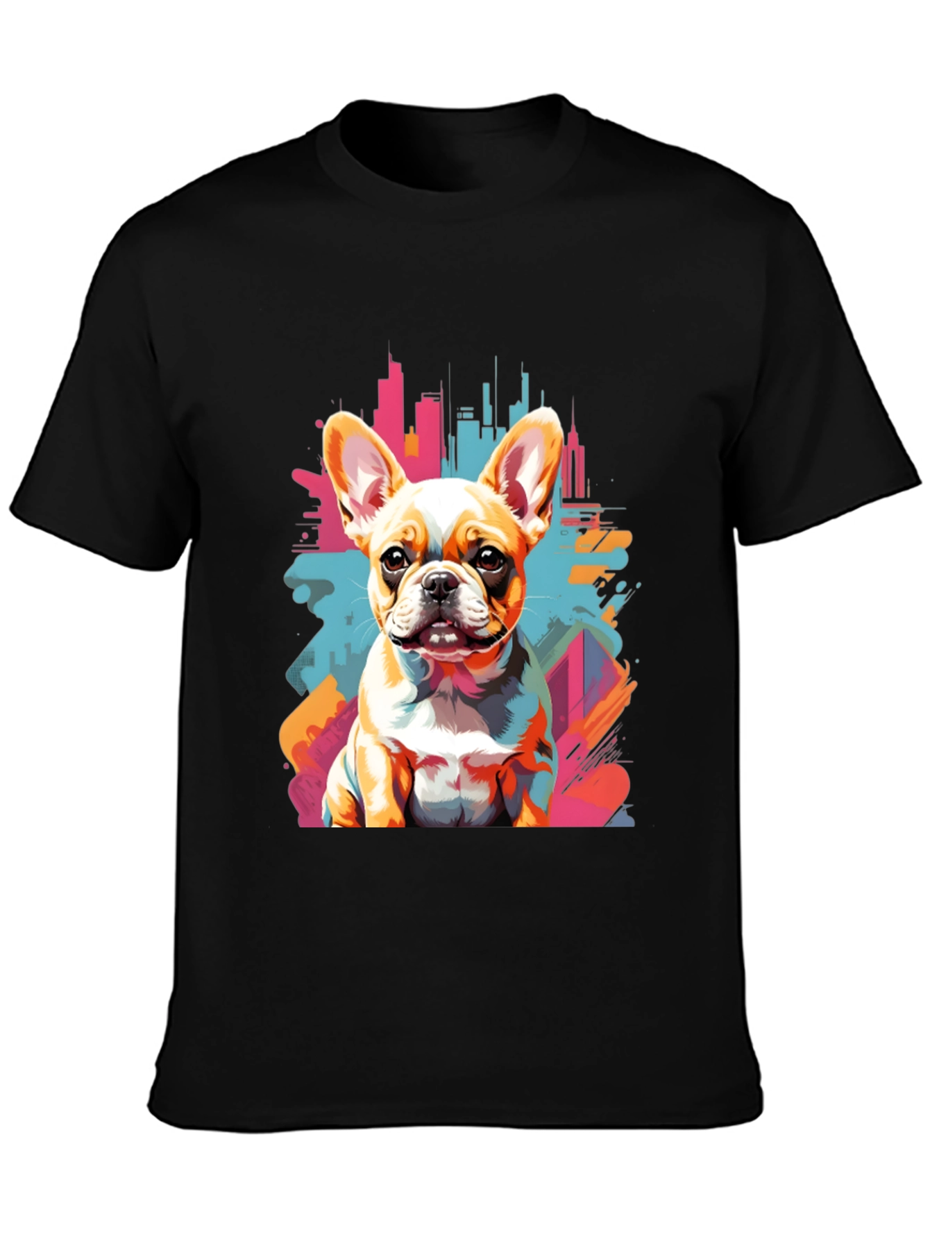 Urban Bulldog Tee - Cool Dog Graphic T-Shirt