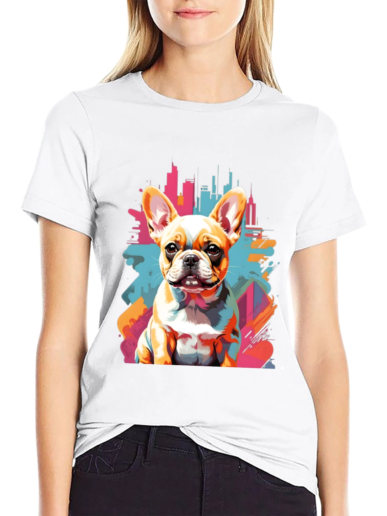 Urban Bulldog Tee - Cool Dog Graphic T-Shirt