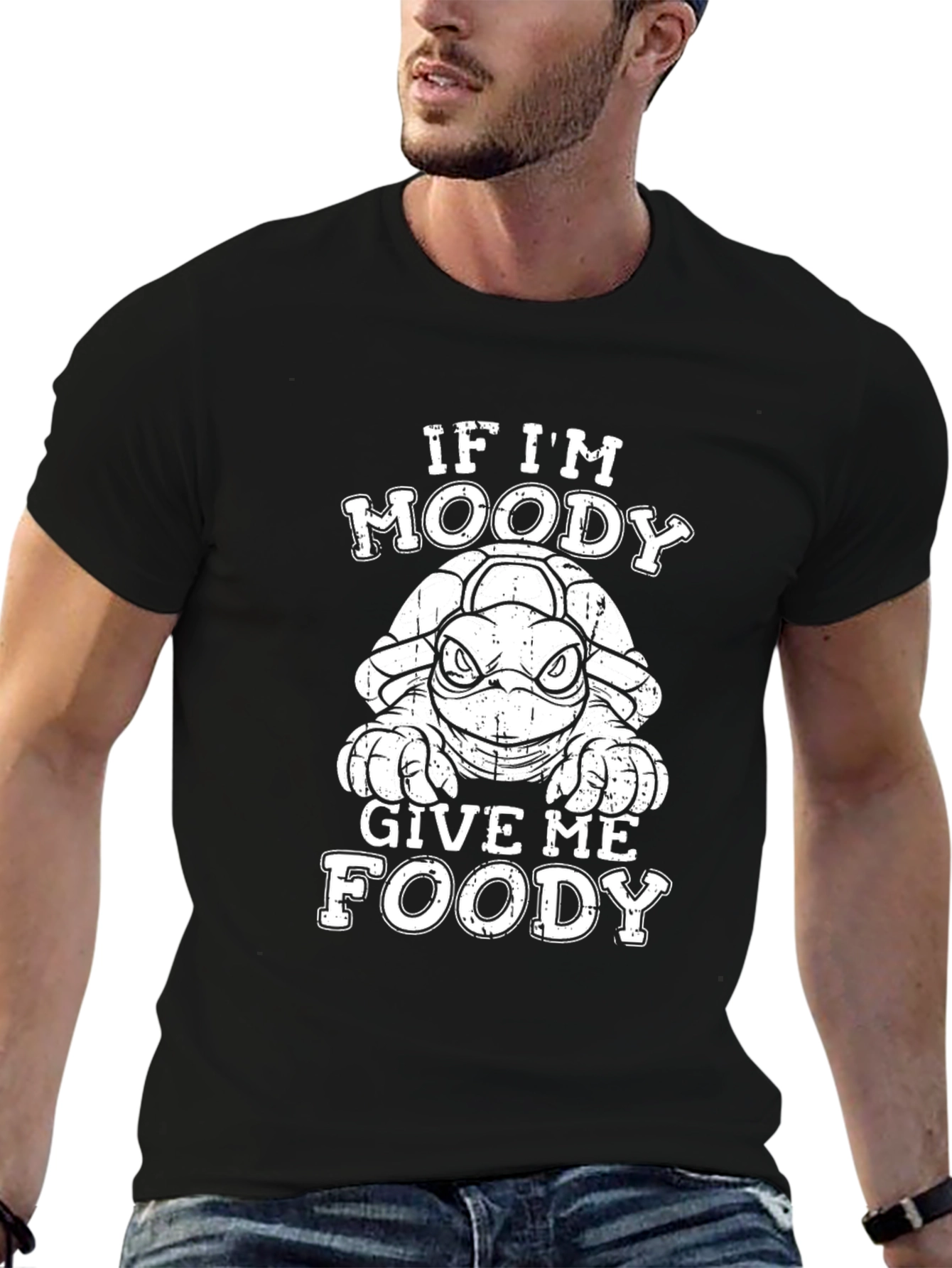 Moody Turtle Foody T-Shirt