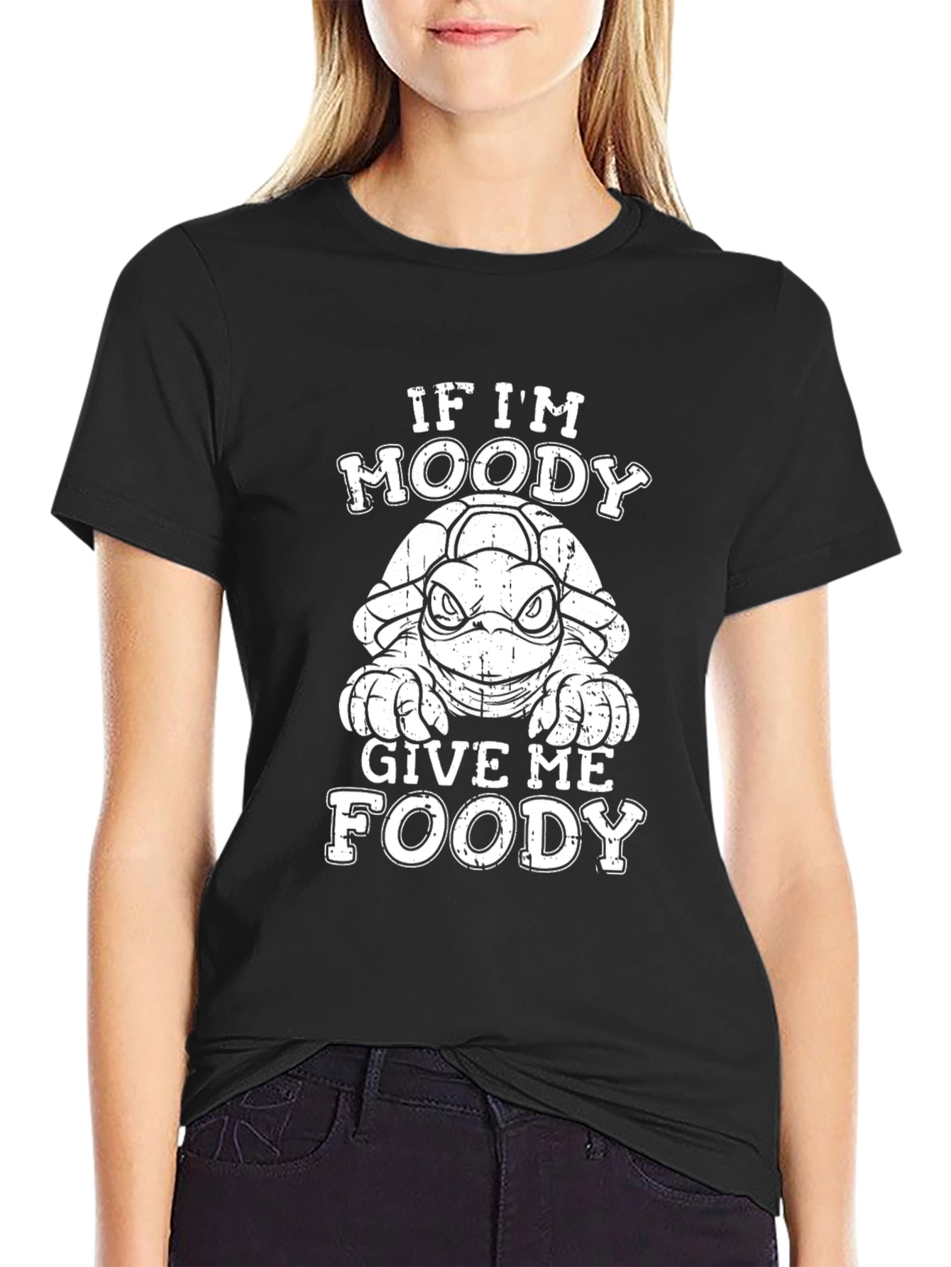 Moody Turtle Foody T-Shirt