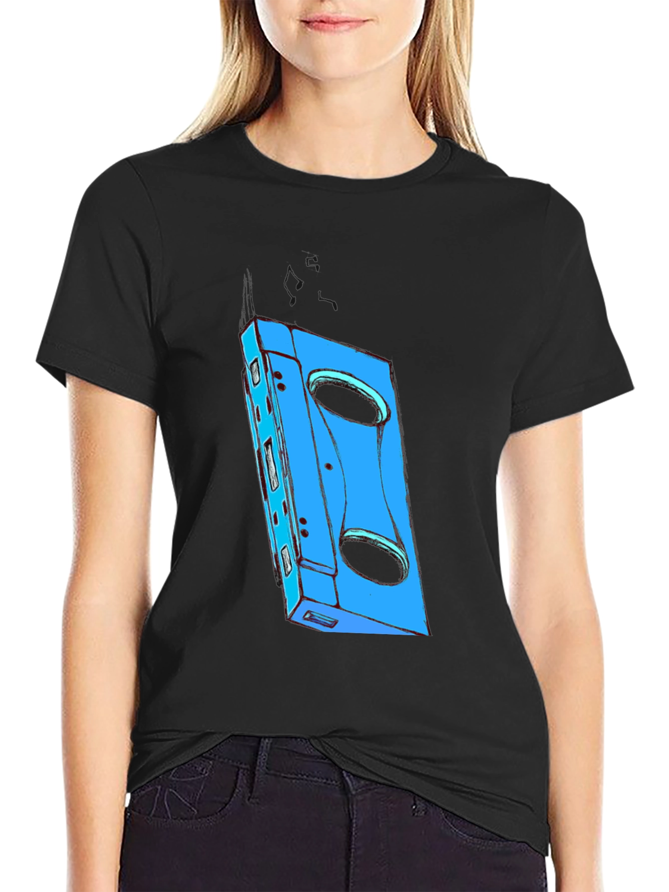 Retro Cassette Tape Graphic T-Shirt