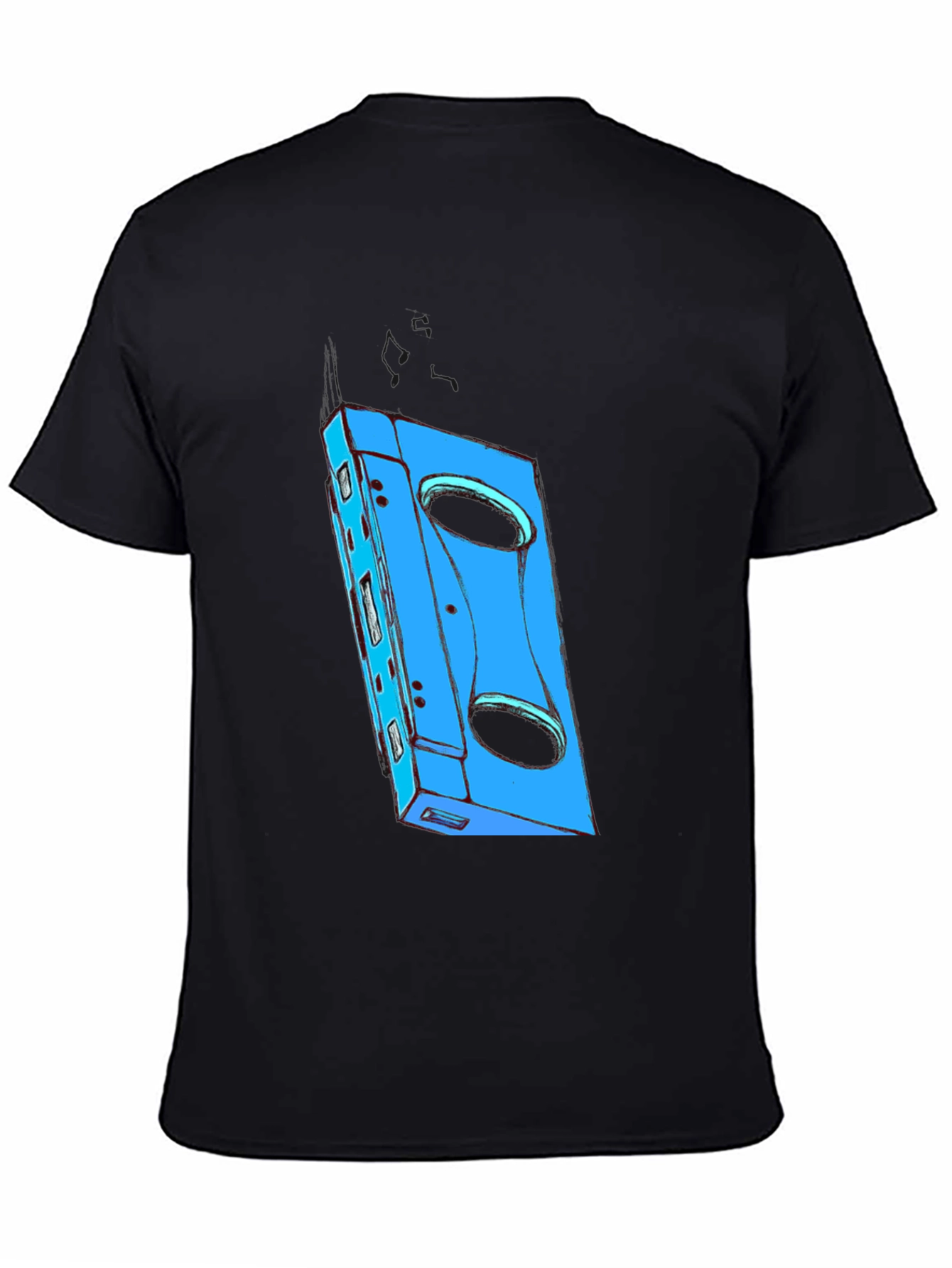 Retro Cassette Tape Graphic T-Shirt