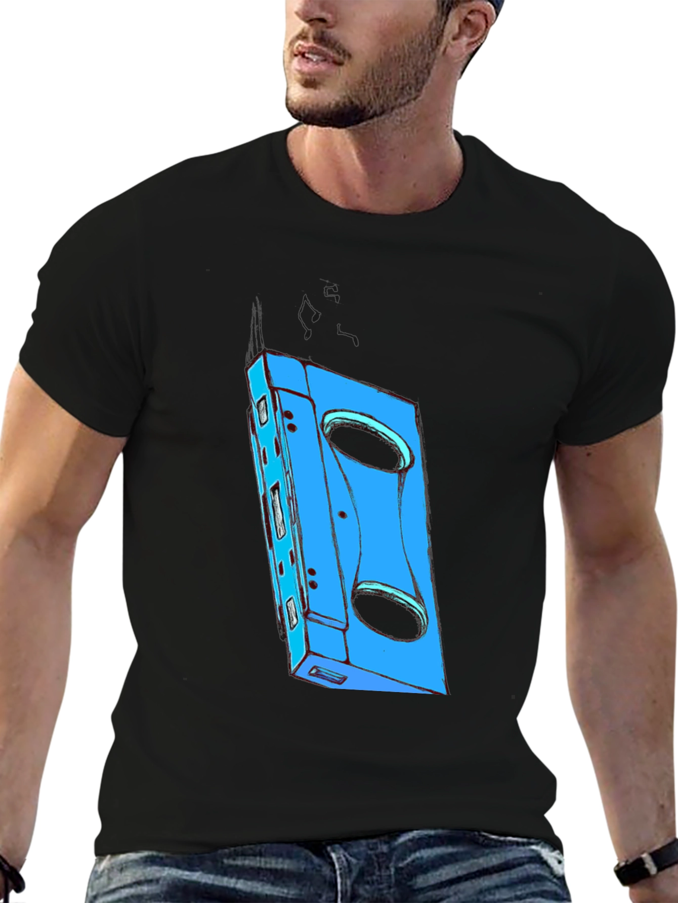 Retro Cassette Tape Graphic T-Shirt