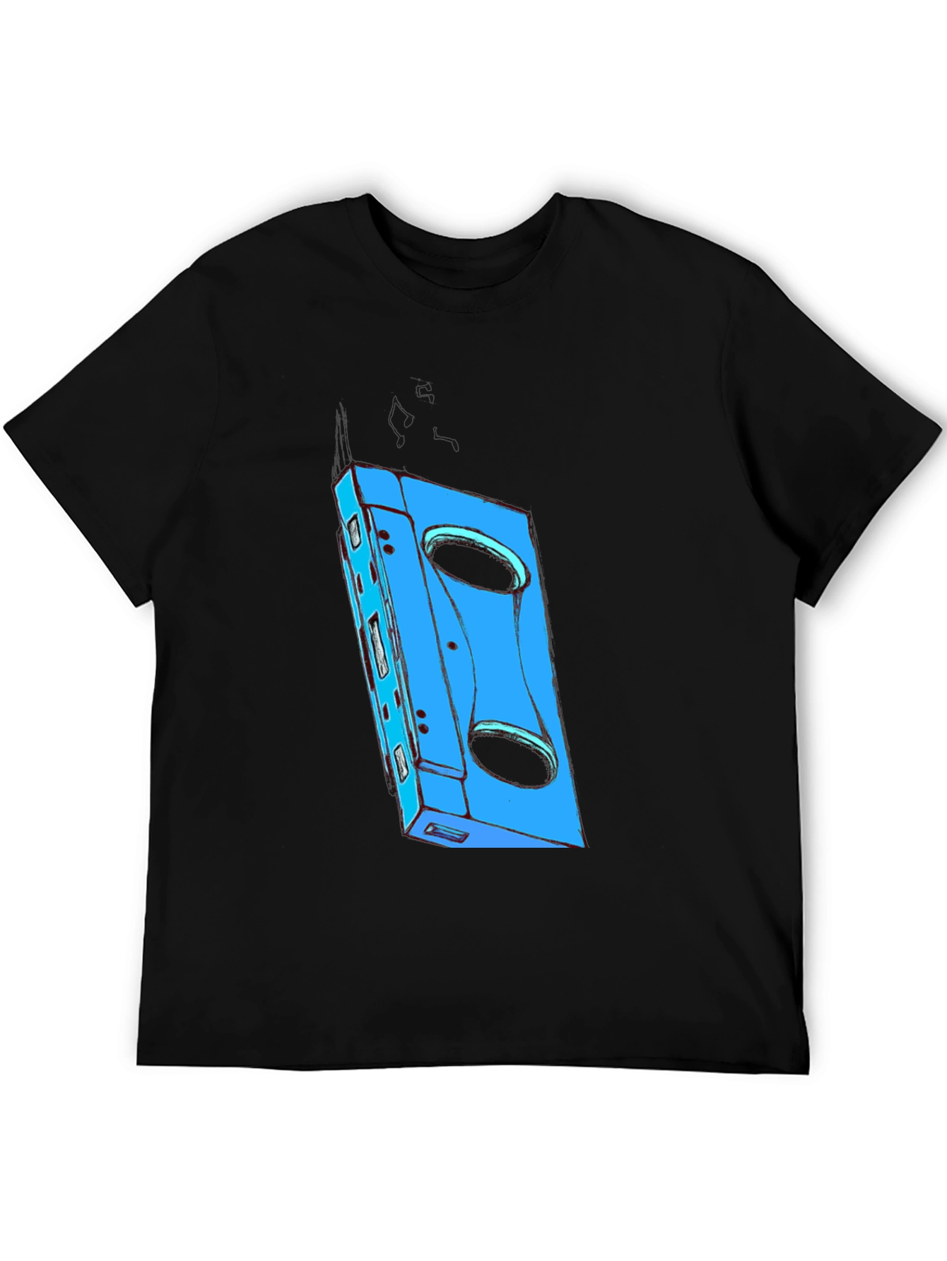 Retro Cassette Tape Graphic T-Shirt