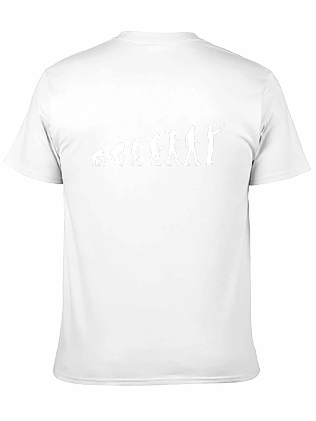 Evolution of Pointing Black T-Shirt
