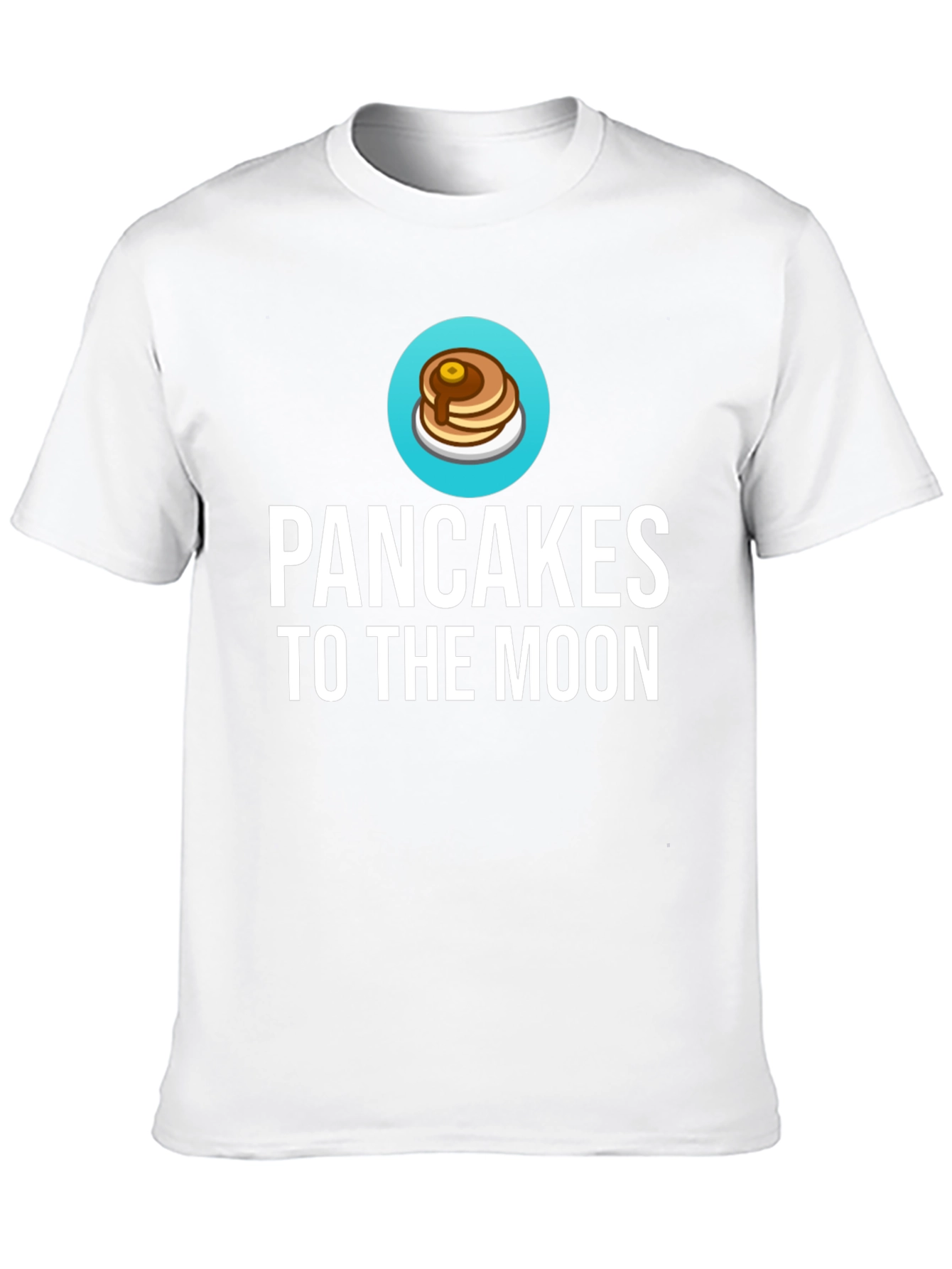 Pancakes to the Moon Graphic Tee - Black