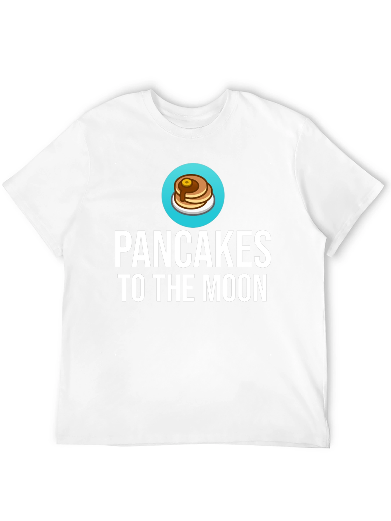 Pancakes to the Moon Graphic Tee - Black