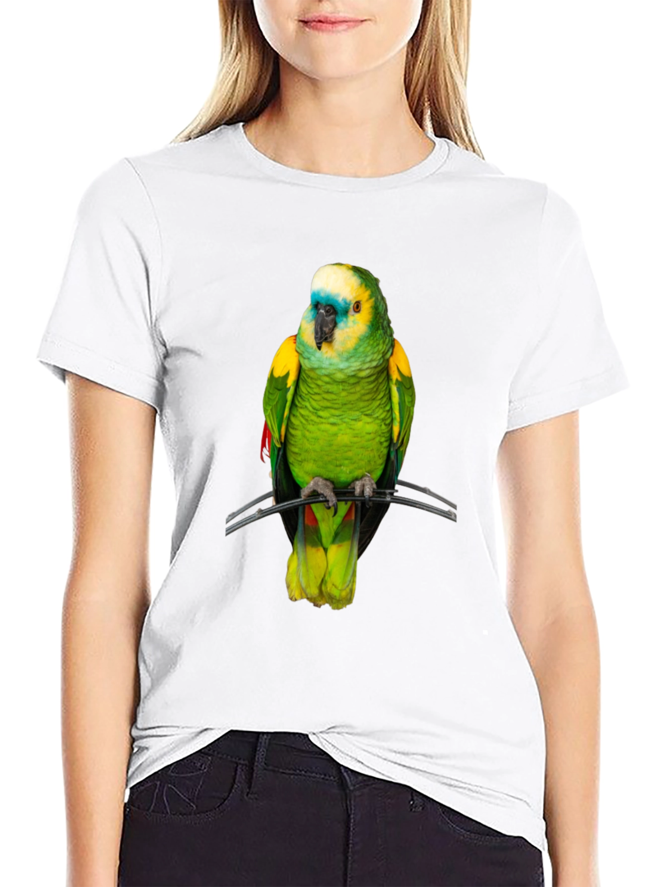 Parrot Graphic T-Shirt - Unique Bird Lover Tee