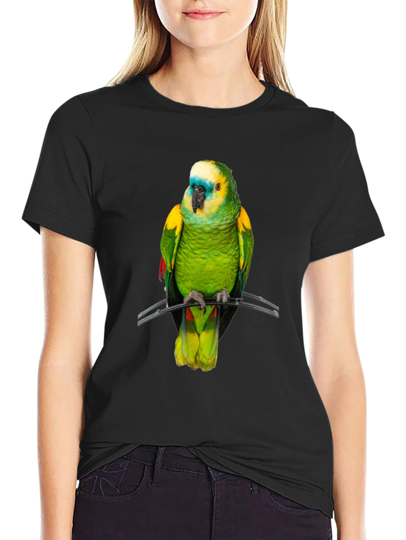 Parrot Graphic T-Shirt - Unique Bird Lover Tee