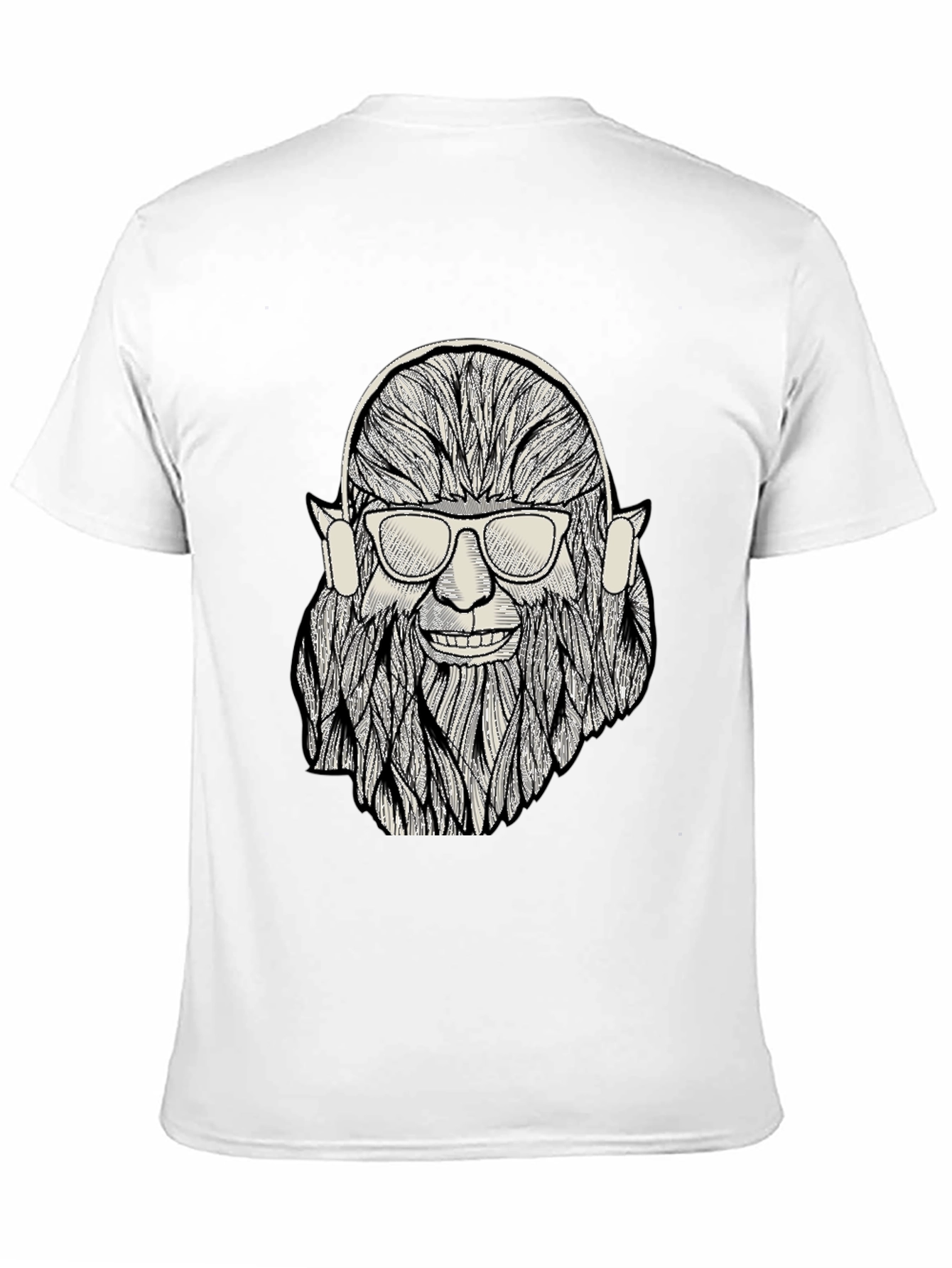Bigfoot DJ T-Shirt - Funny Sasquatch Rave Party Tee