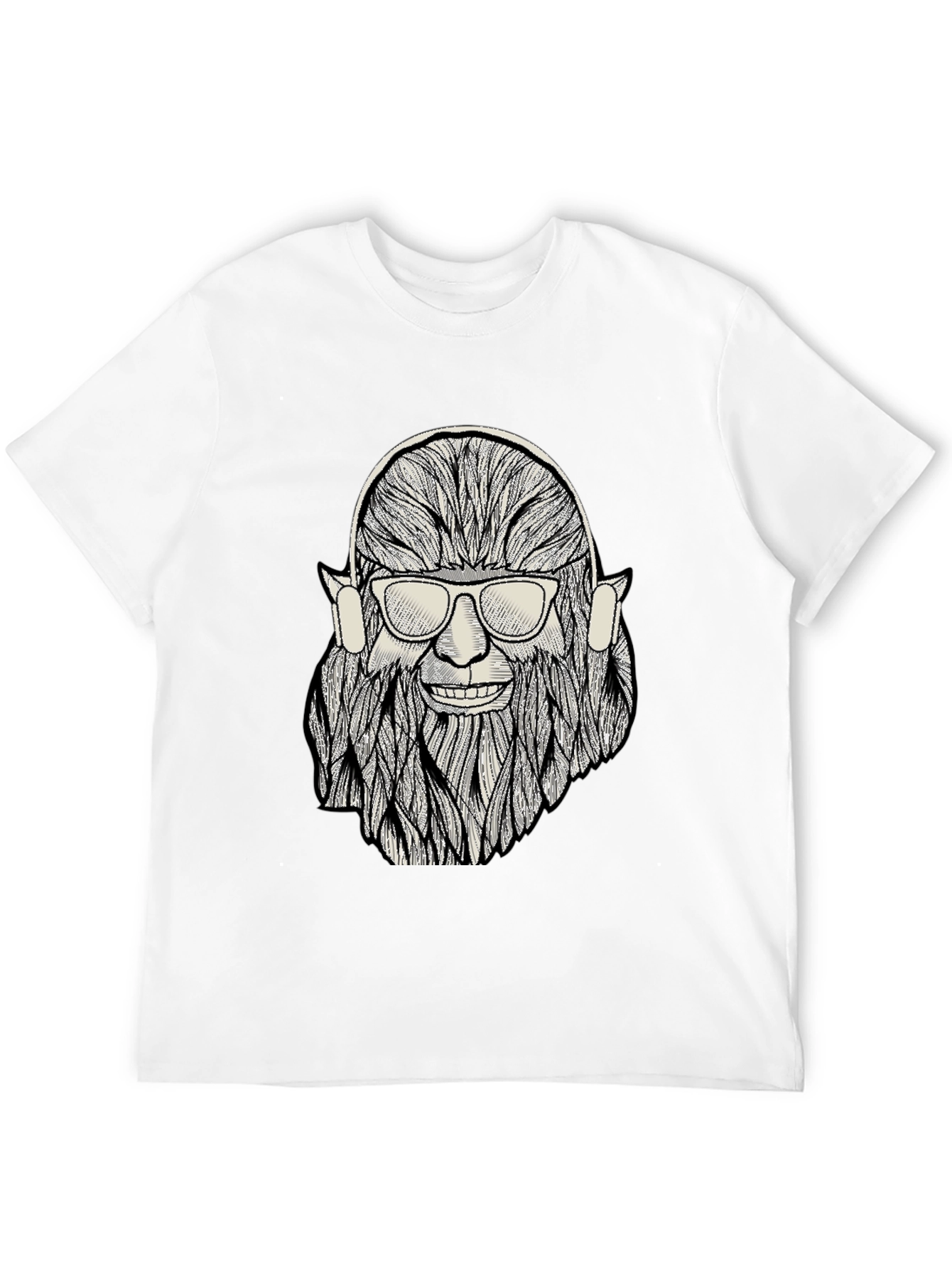 Bigfoot DJ T-Shirt - Funny Sasquatch Rave Party Tee