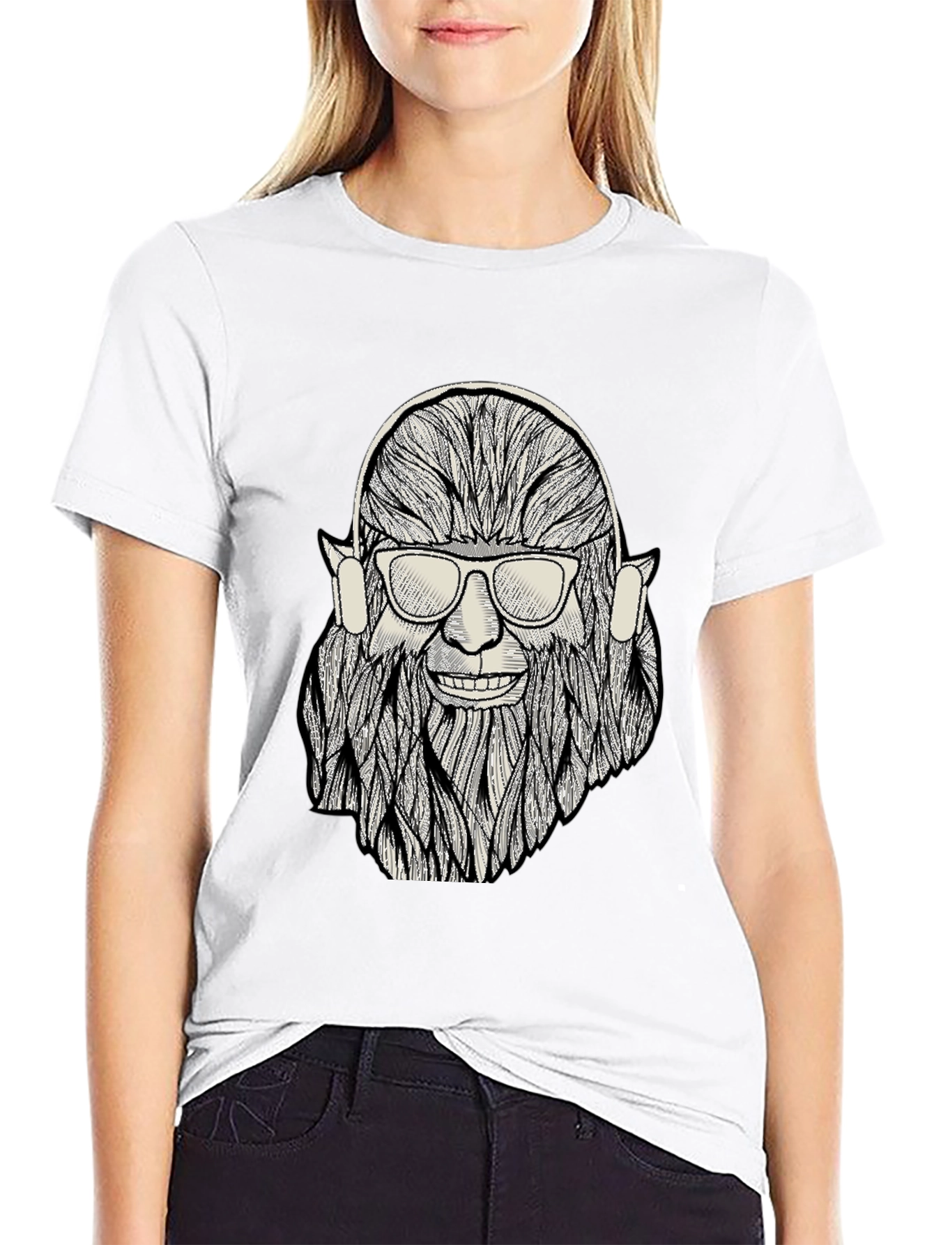 Bigfoot DJ T-Shirt - Funny Sasquatch Rave Party Tee