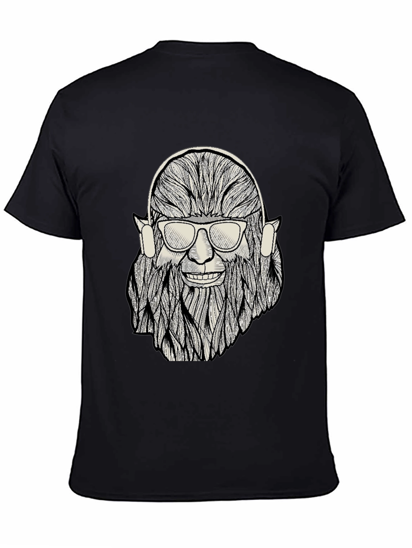 Bigfoot DJ T-Shirt - Funny Sasquatch Rave Party Tee