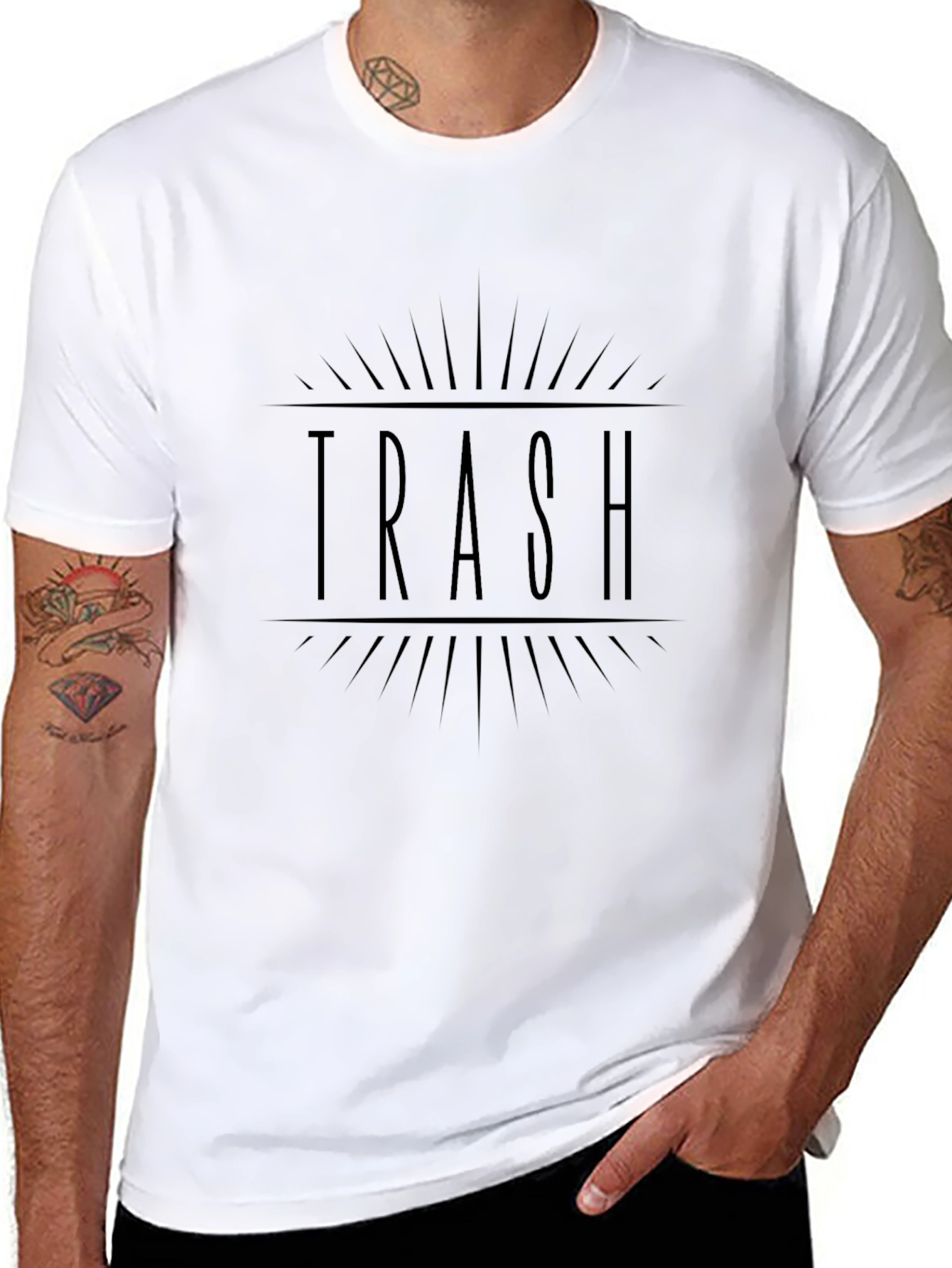 Trash Graphic T-Shirt - Bold Statement Tee