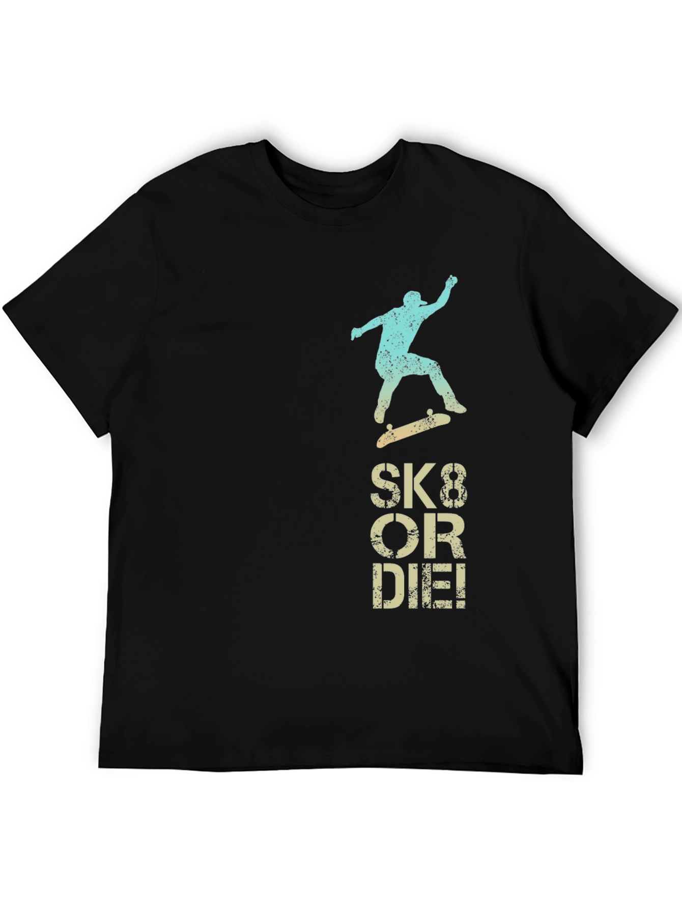 Sk8 or Die Graphic Tee - Black