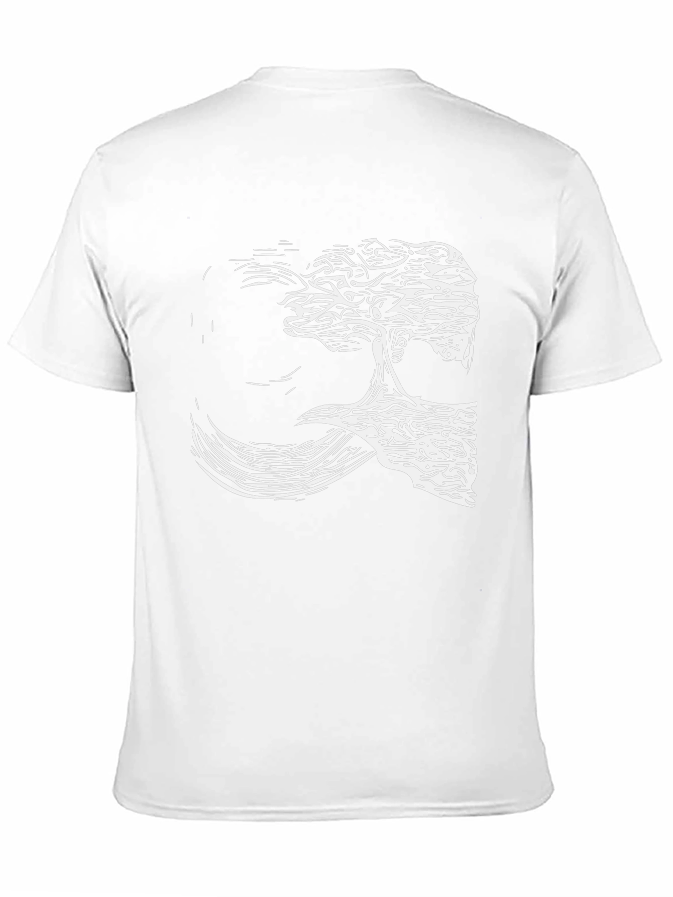 Natures Reflection Black T-Shirt