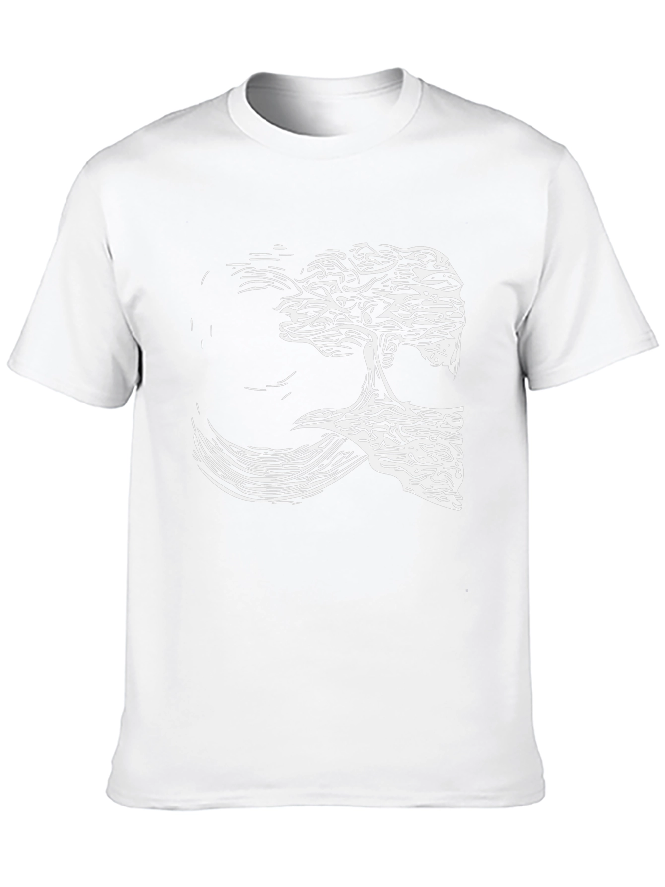 Natures Reflection Black T-Shirt