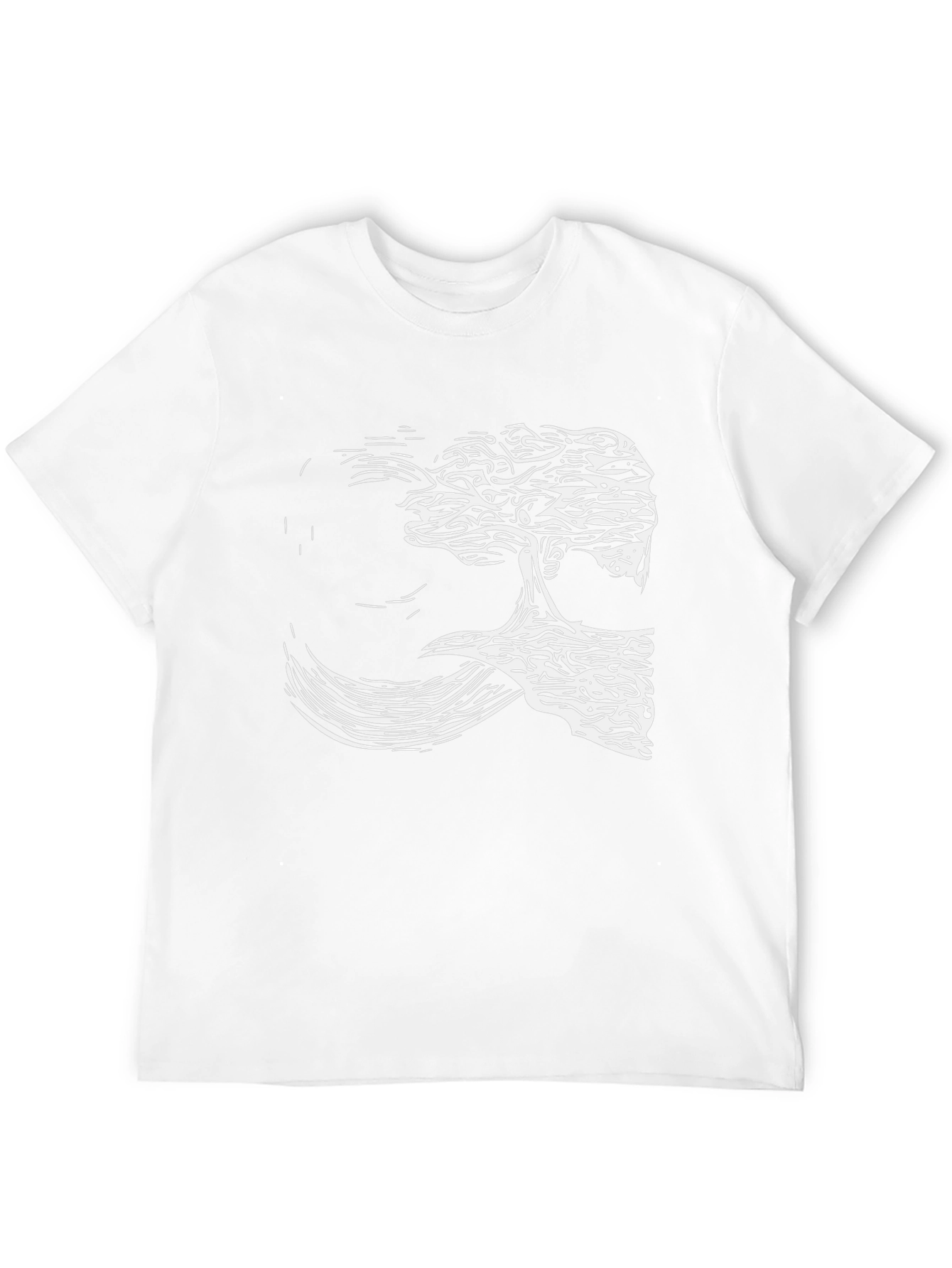 Natures Reflection Black T-Shirt