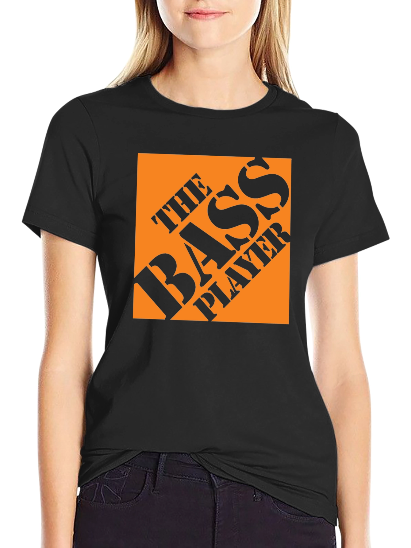 The Bass Player T-Shirt - Black Graphic Tee