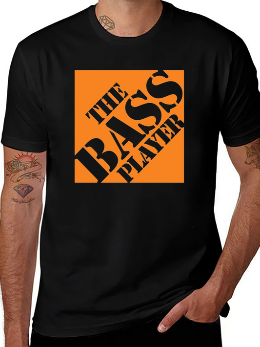 The Bass Player T-Shirt - Black Graphic Tee