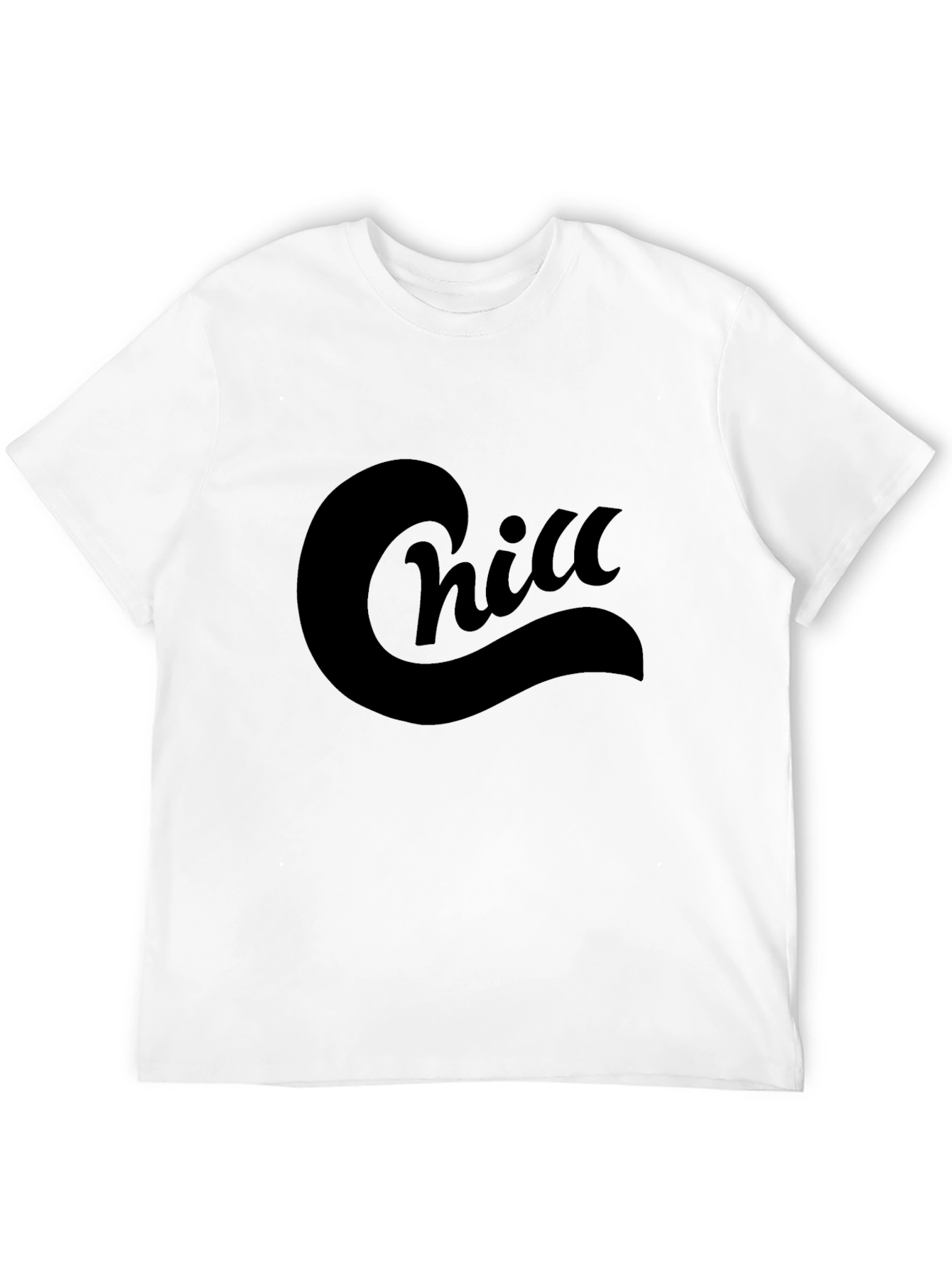 Chill Black T-Shirt - Relaxed Comfort