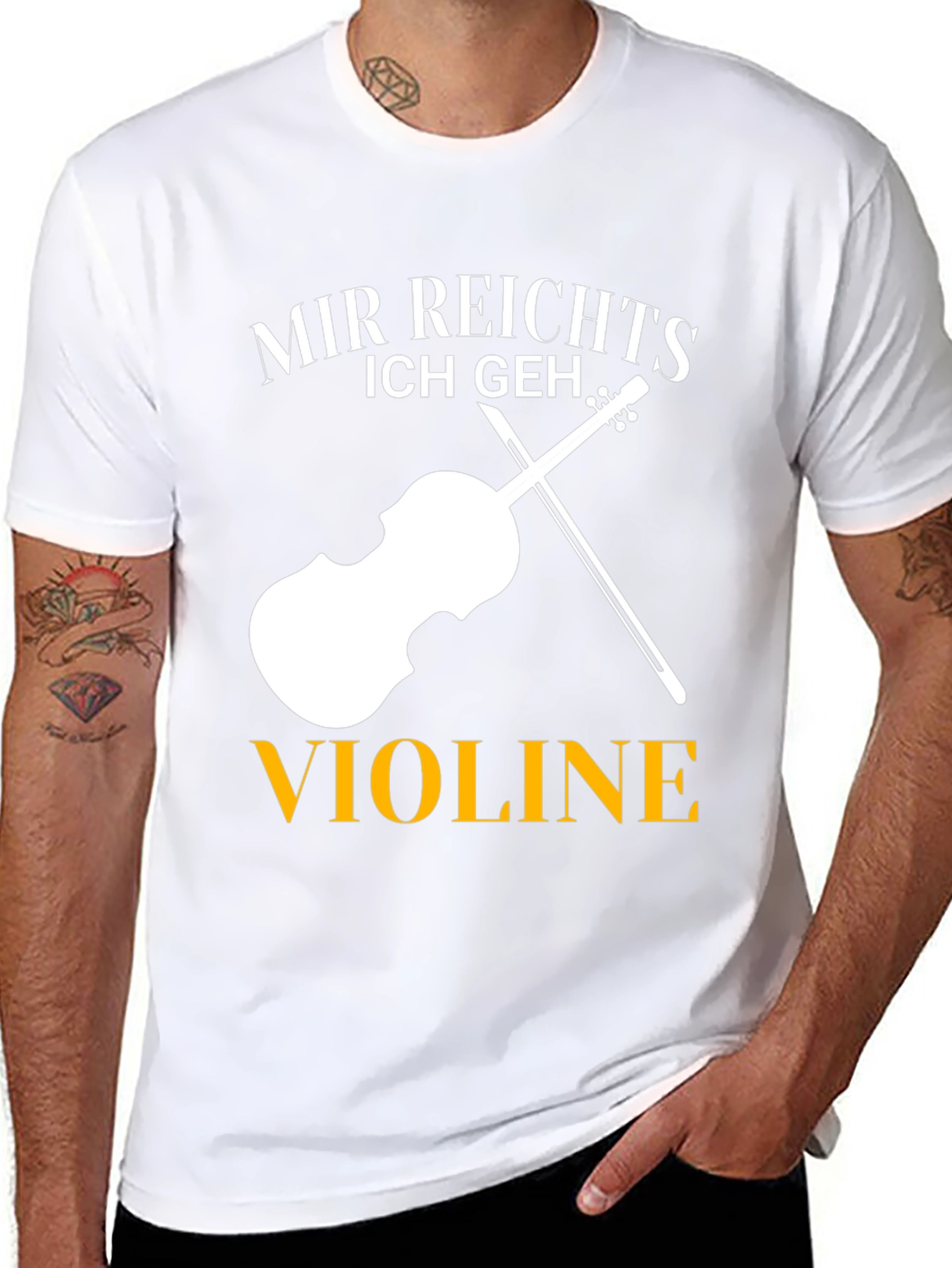 Violin Lover T-Shirt - Mir Reichts Ich Geh