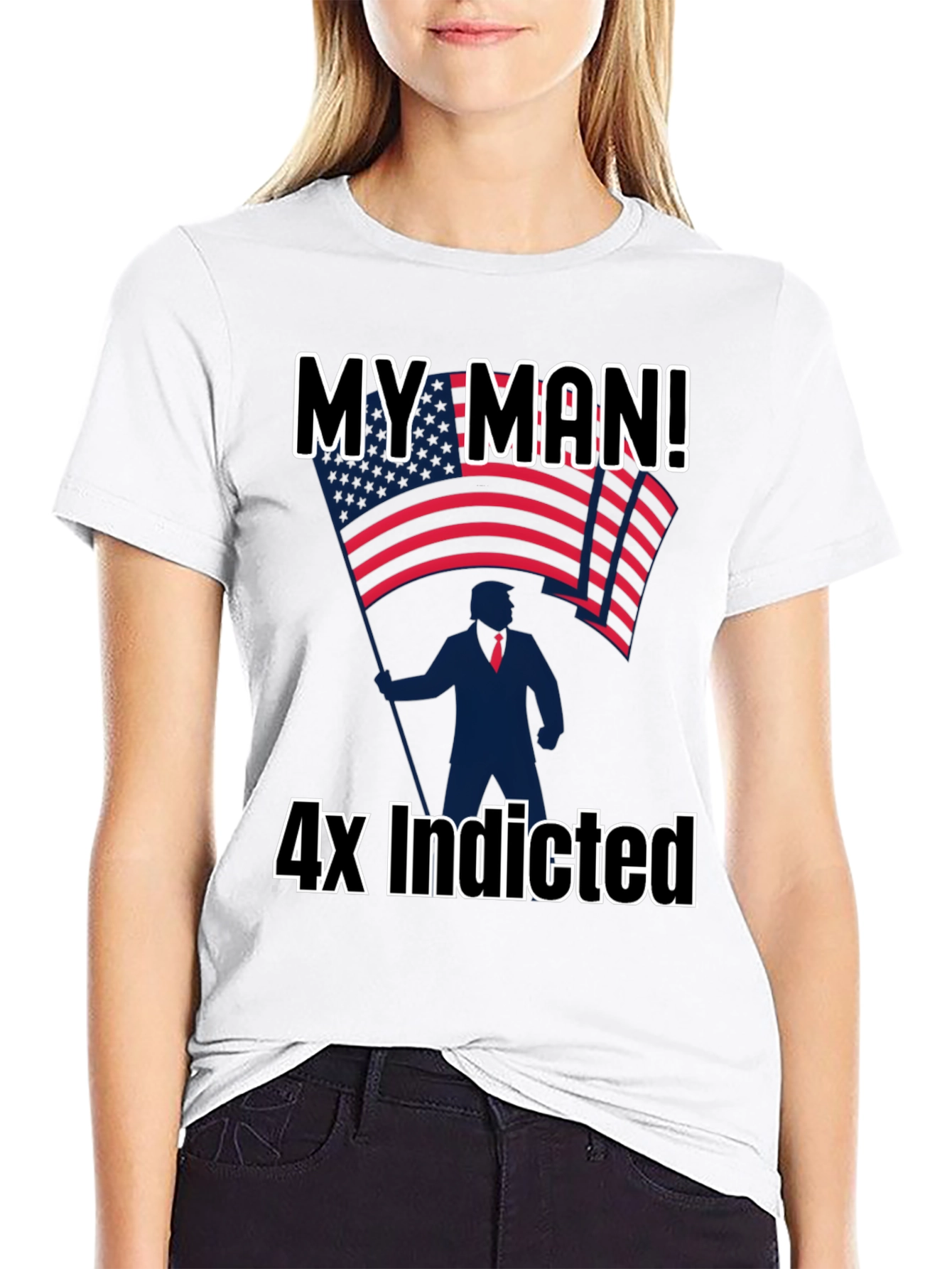 My Man! 4x Indicted Graphic T-Shirt