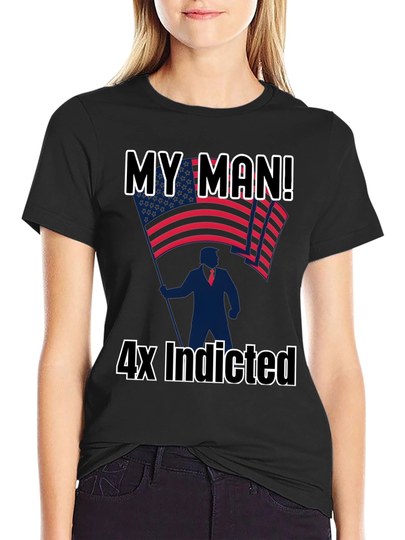 My Man! 4x Indicted Graphic T-Shirt