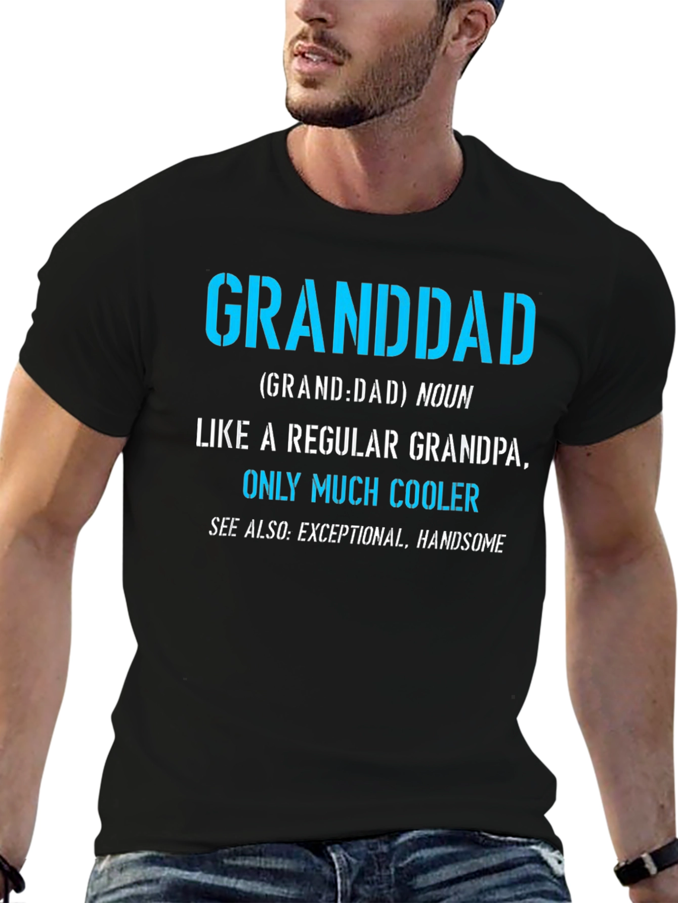 Granddad Definition T-Shirt - Cool Grandpa Tee