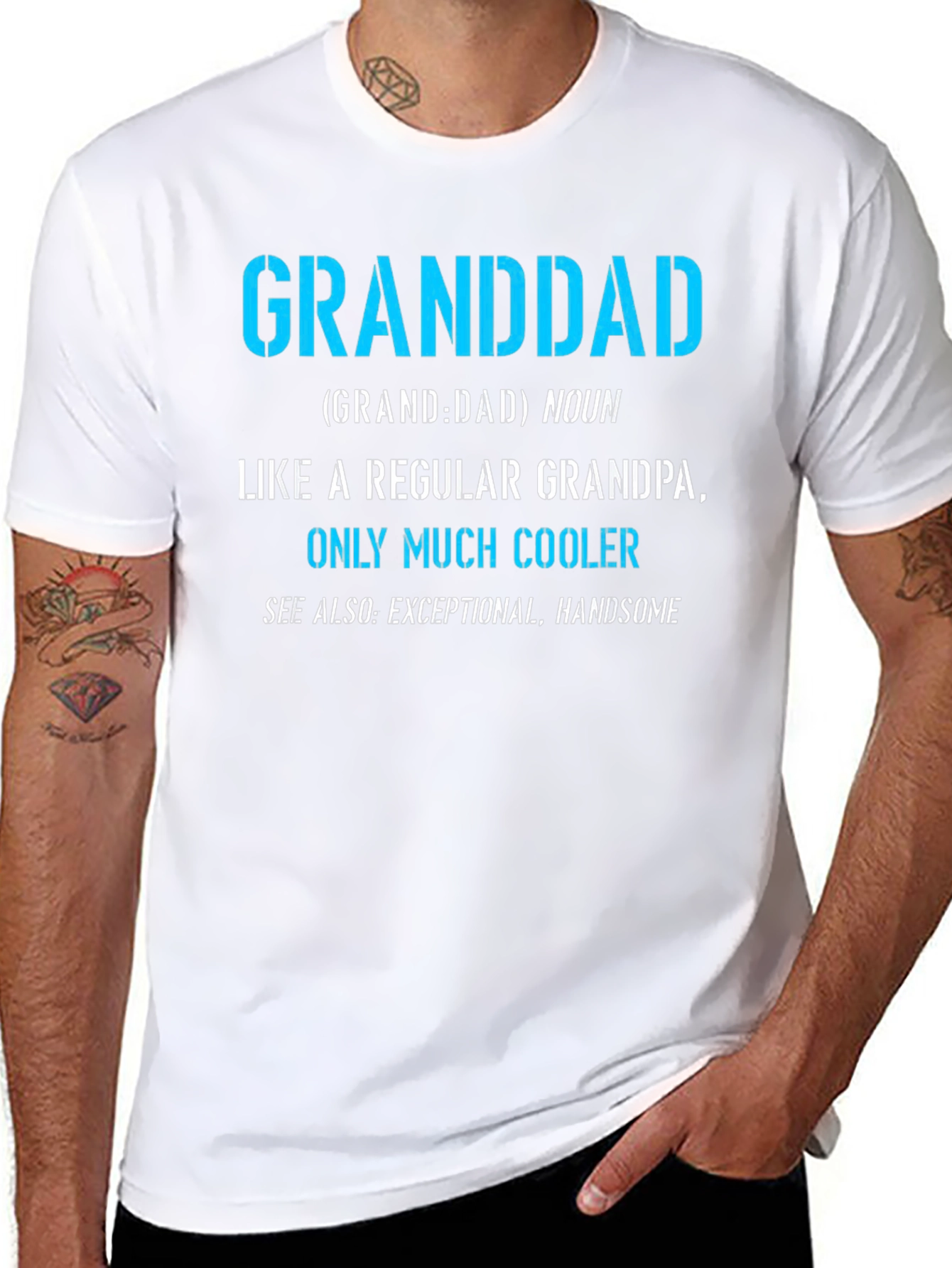 Granddad Definition T-Shirt - Cool Grandpa Tee