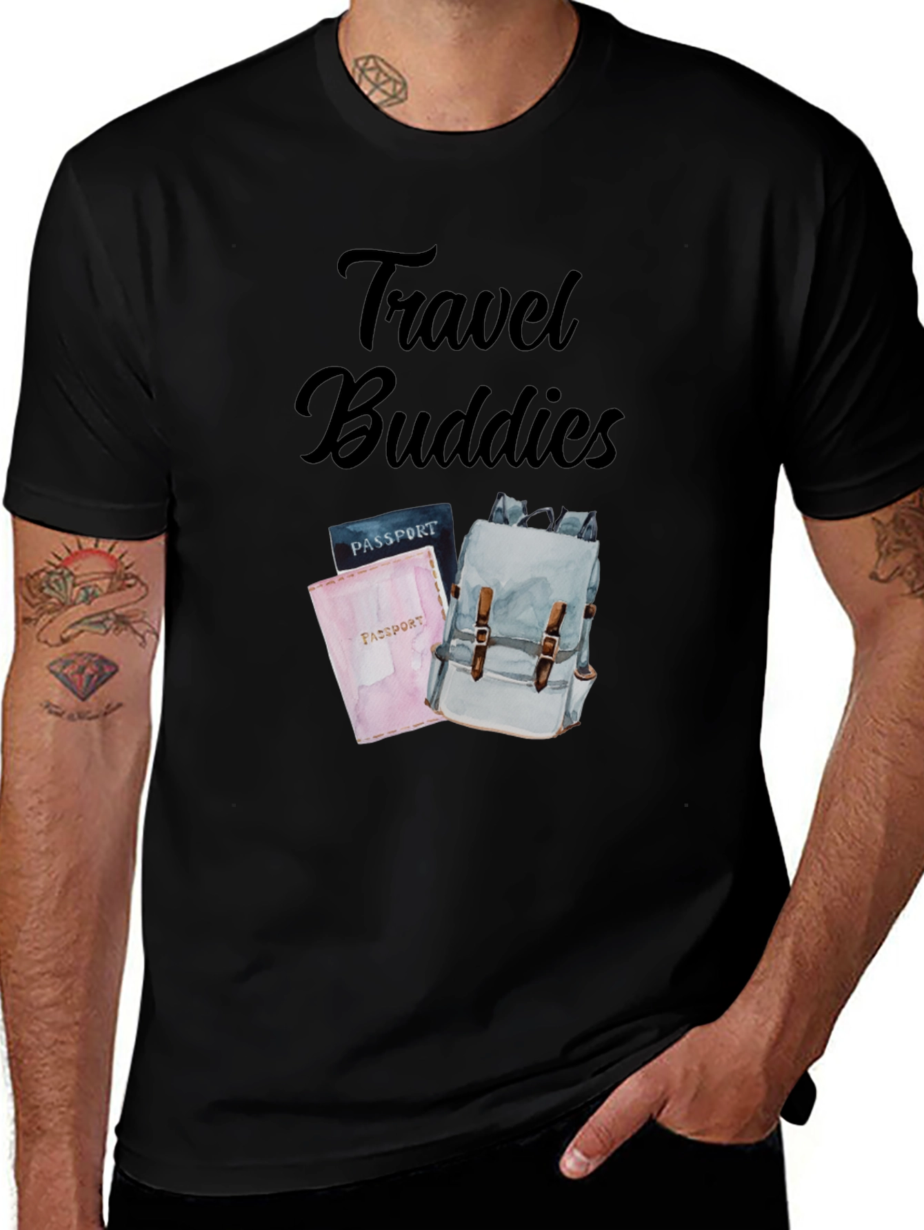 Travel Buddies Graphic T-Shirt