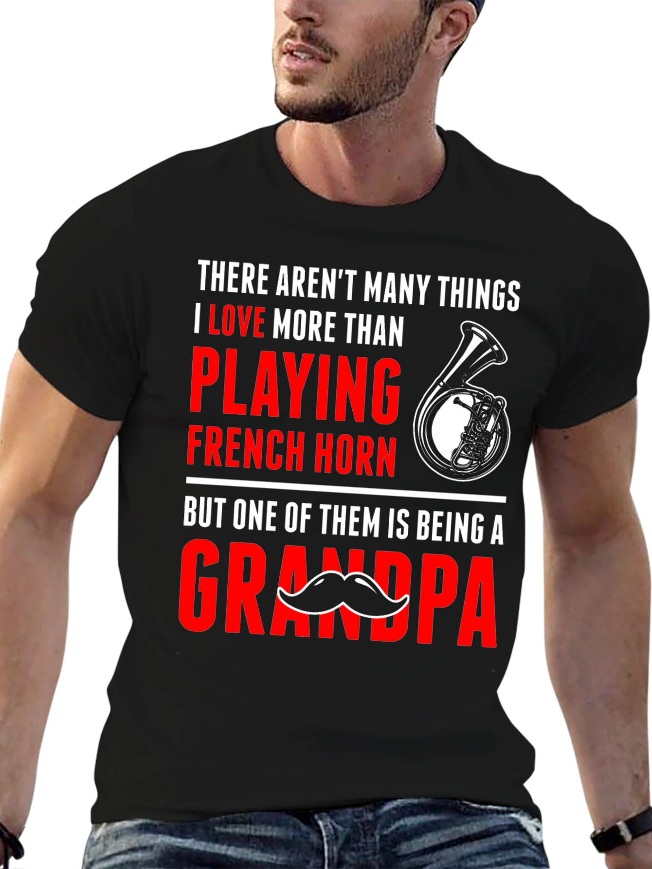 French Horn Grandpa T-Shirt