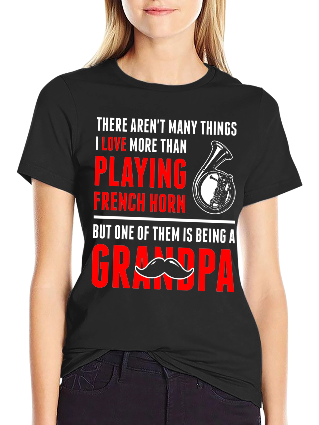 French Horn Grandpa T-Shirt