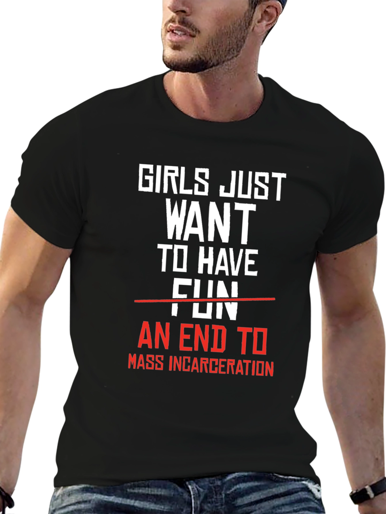 Girls Want End to Mass Incarceration T-Shirt