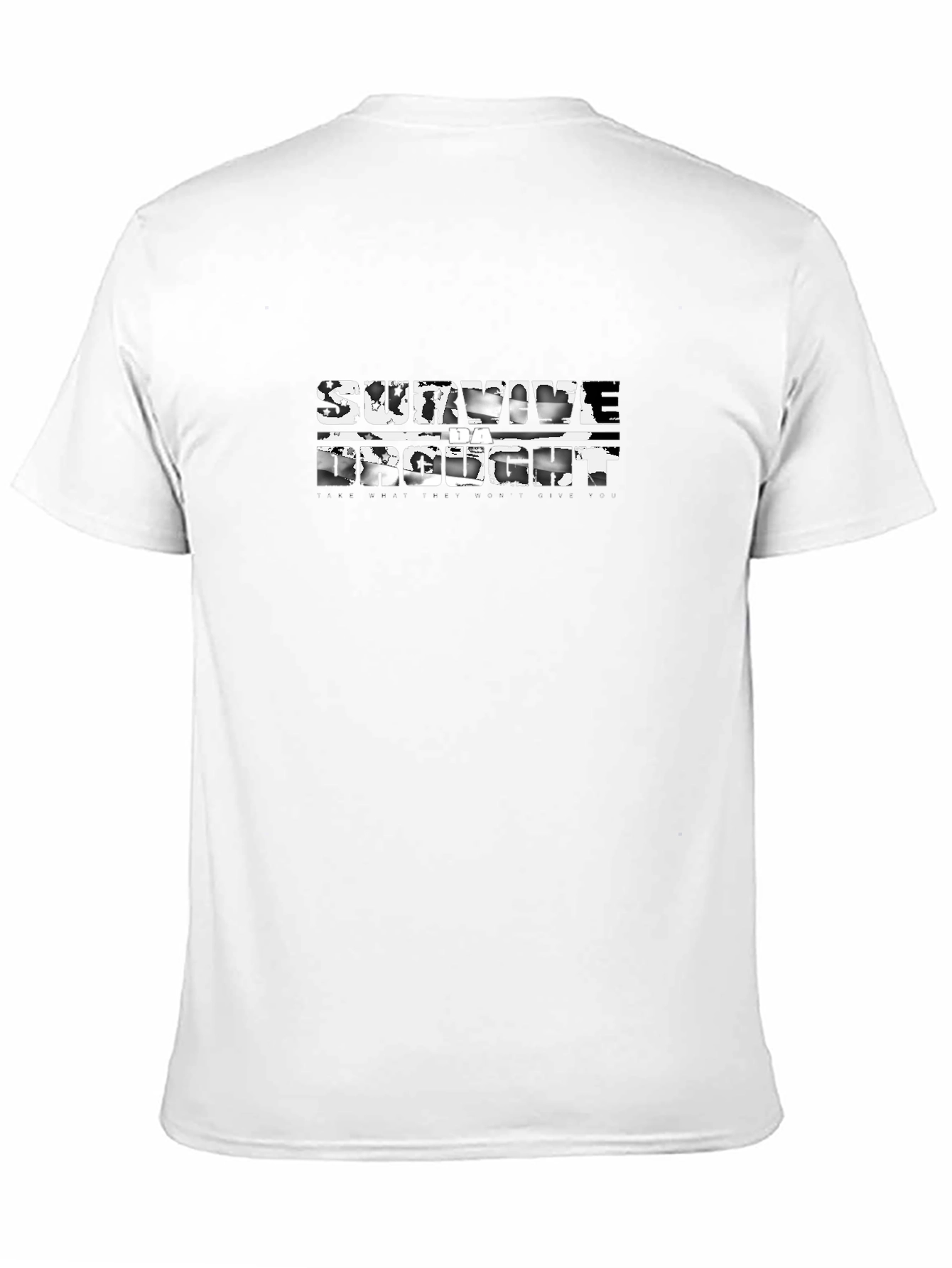Statement Tee - Sweat & Regret Black T-Shirt