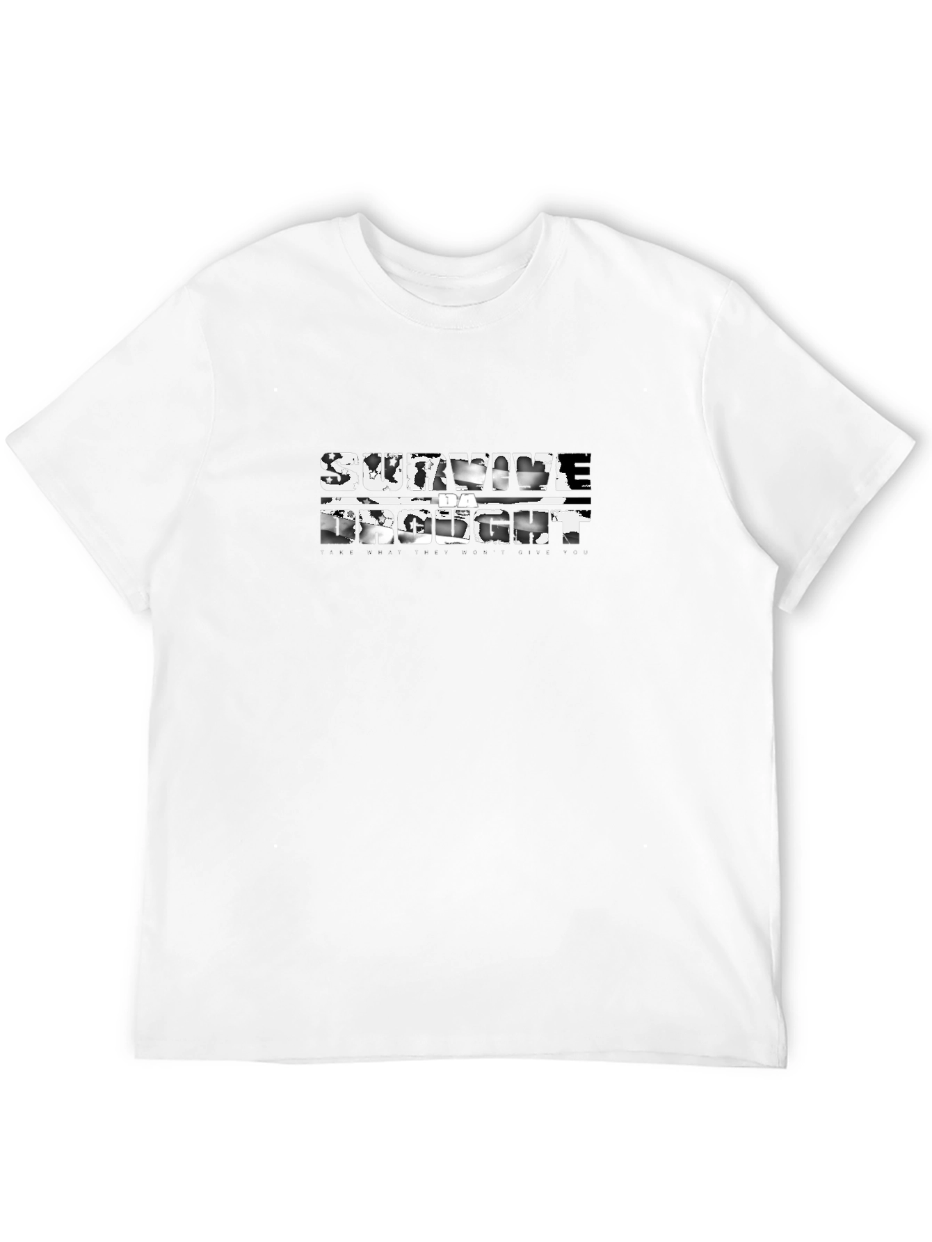 Statement Tee - Sweat & Regret Black T-Shirt
