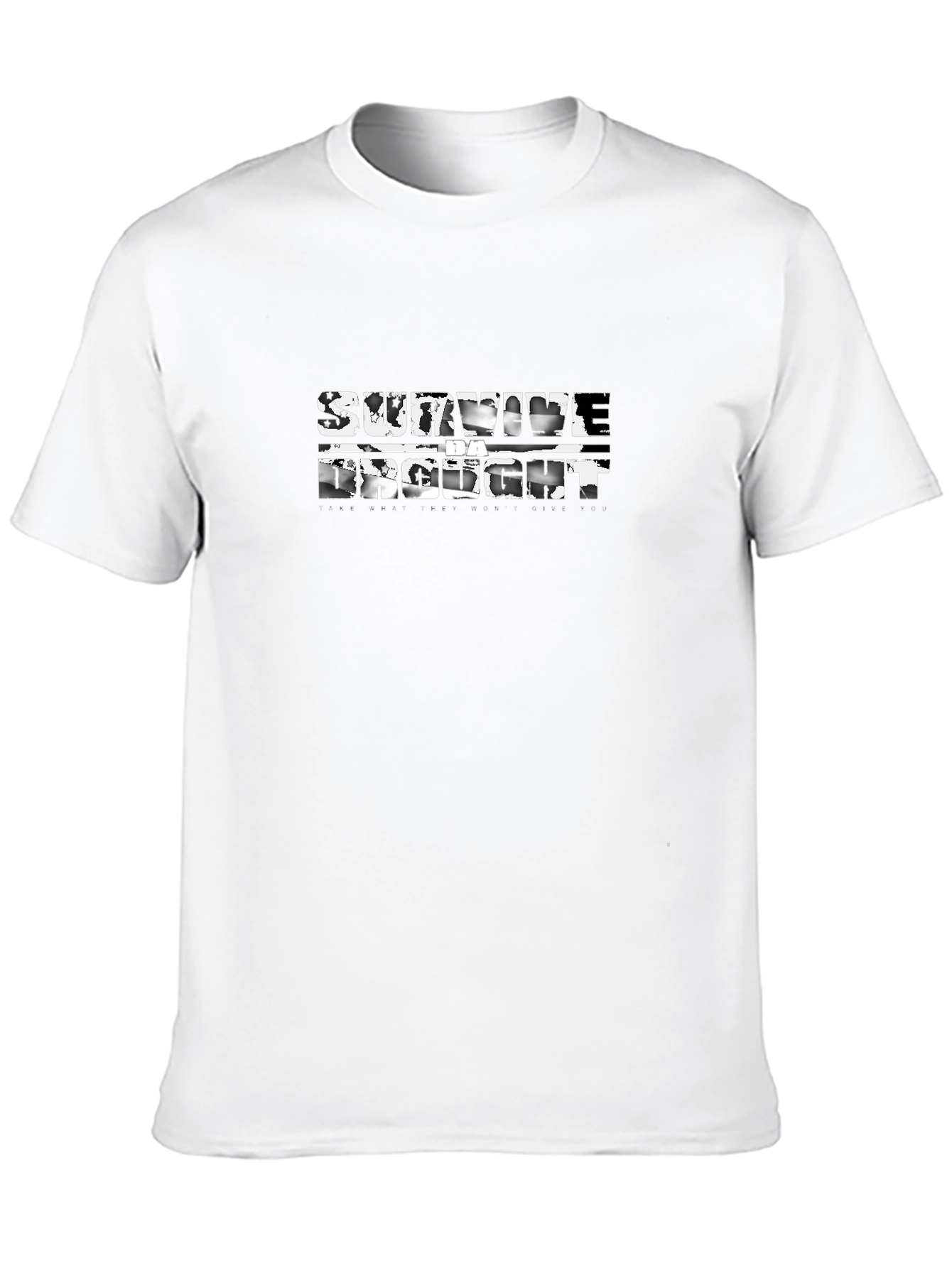 Statement Tee - Sweat & Regret Black T-Shirt