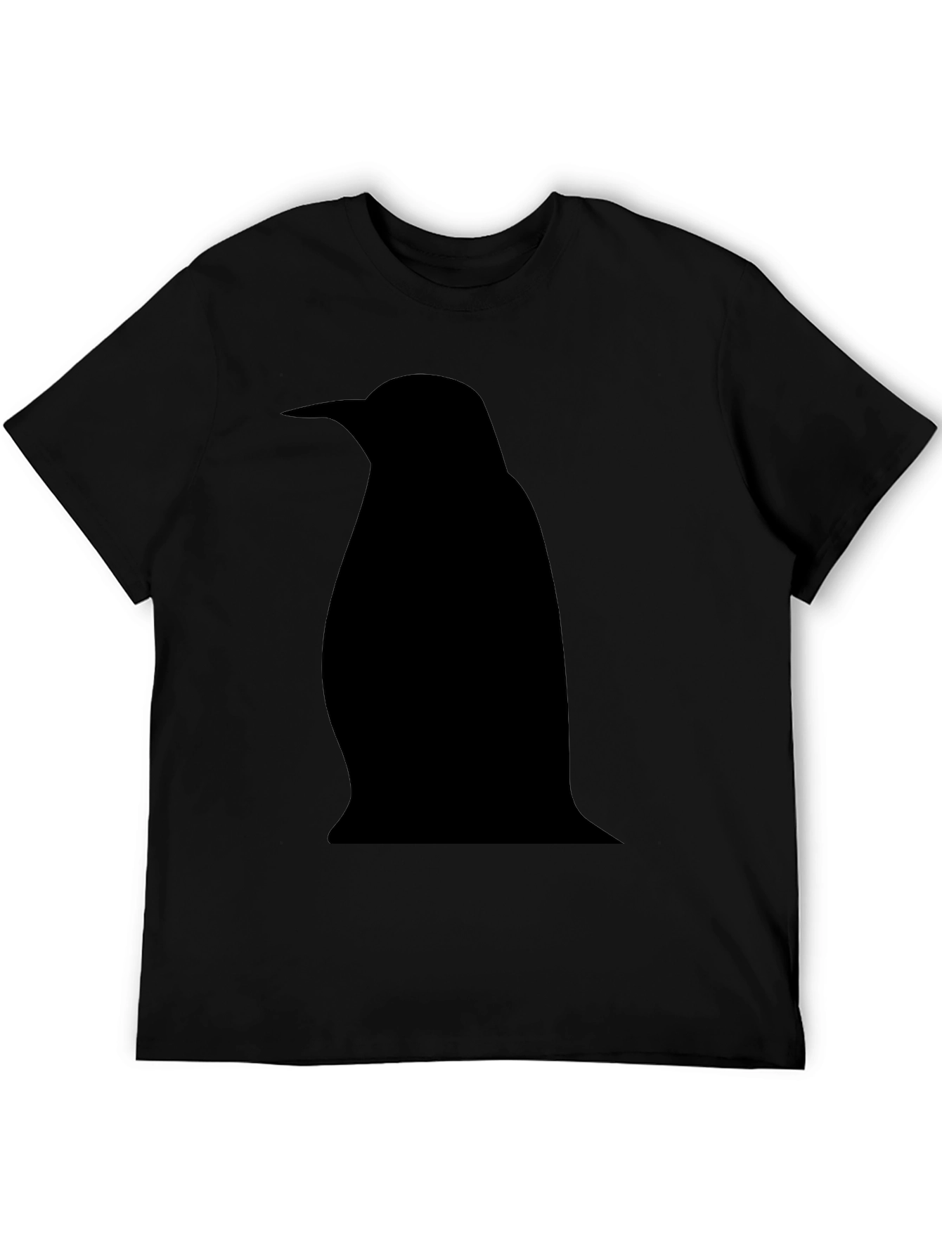 Penguin Silhouette Black T-Shirt
