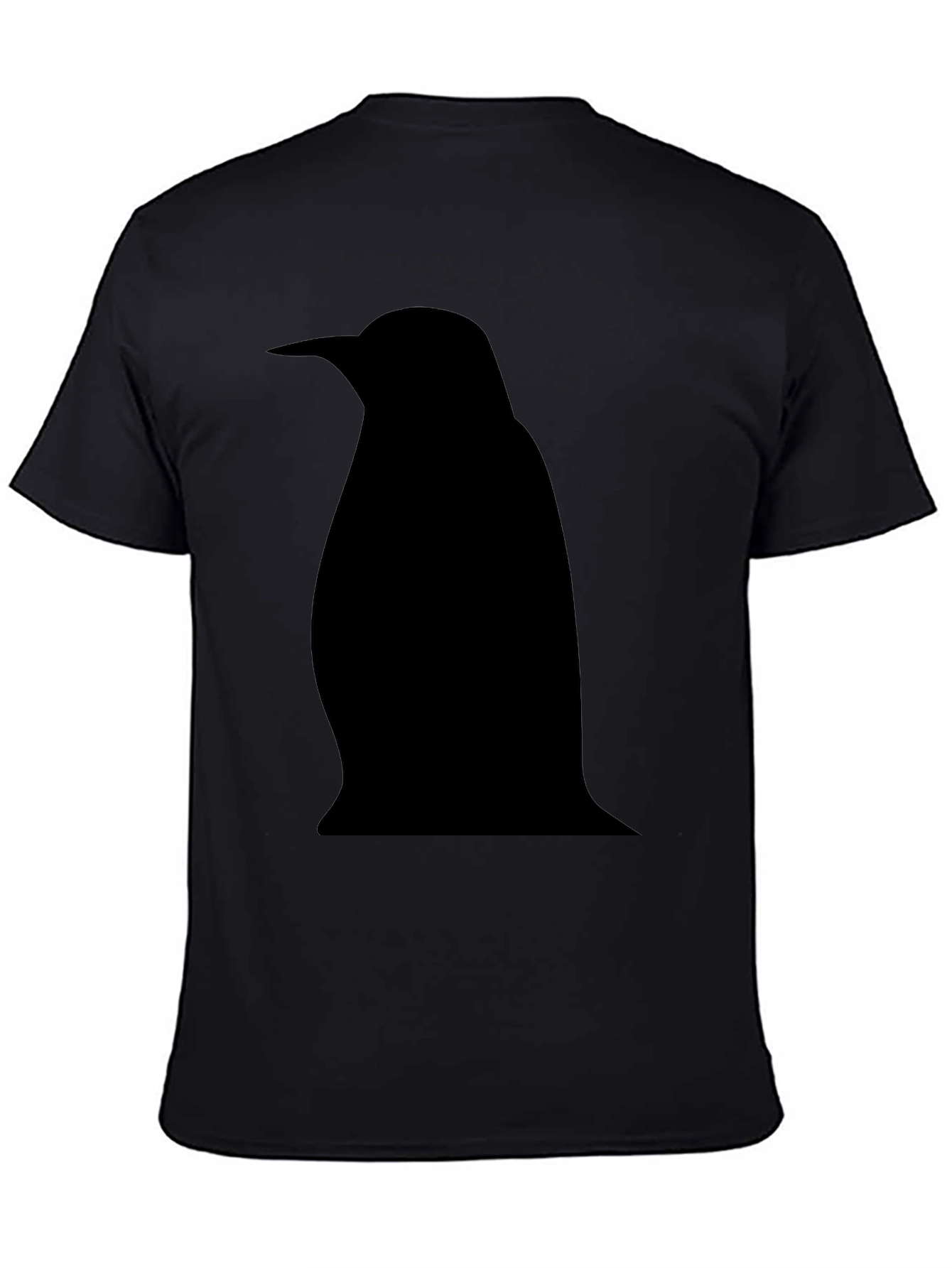Penguin Silhouette Black T-Shirt