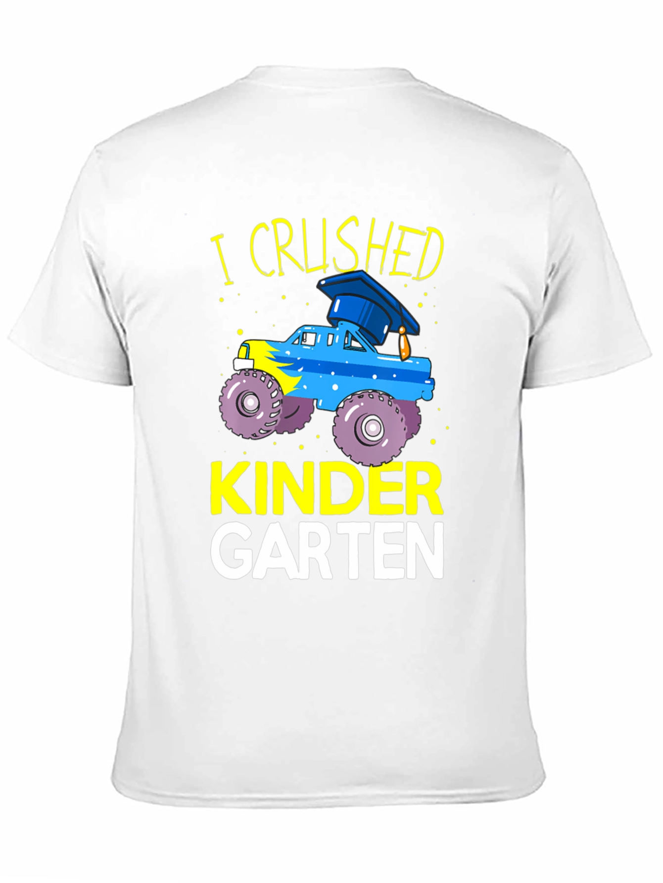 Kindergarten Crushed Graduation Monster Truck Tee