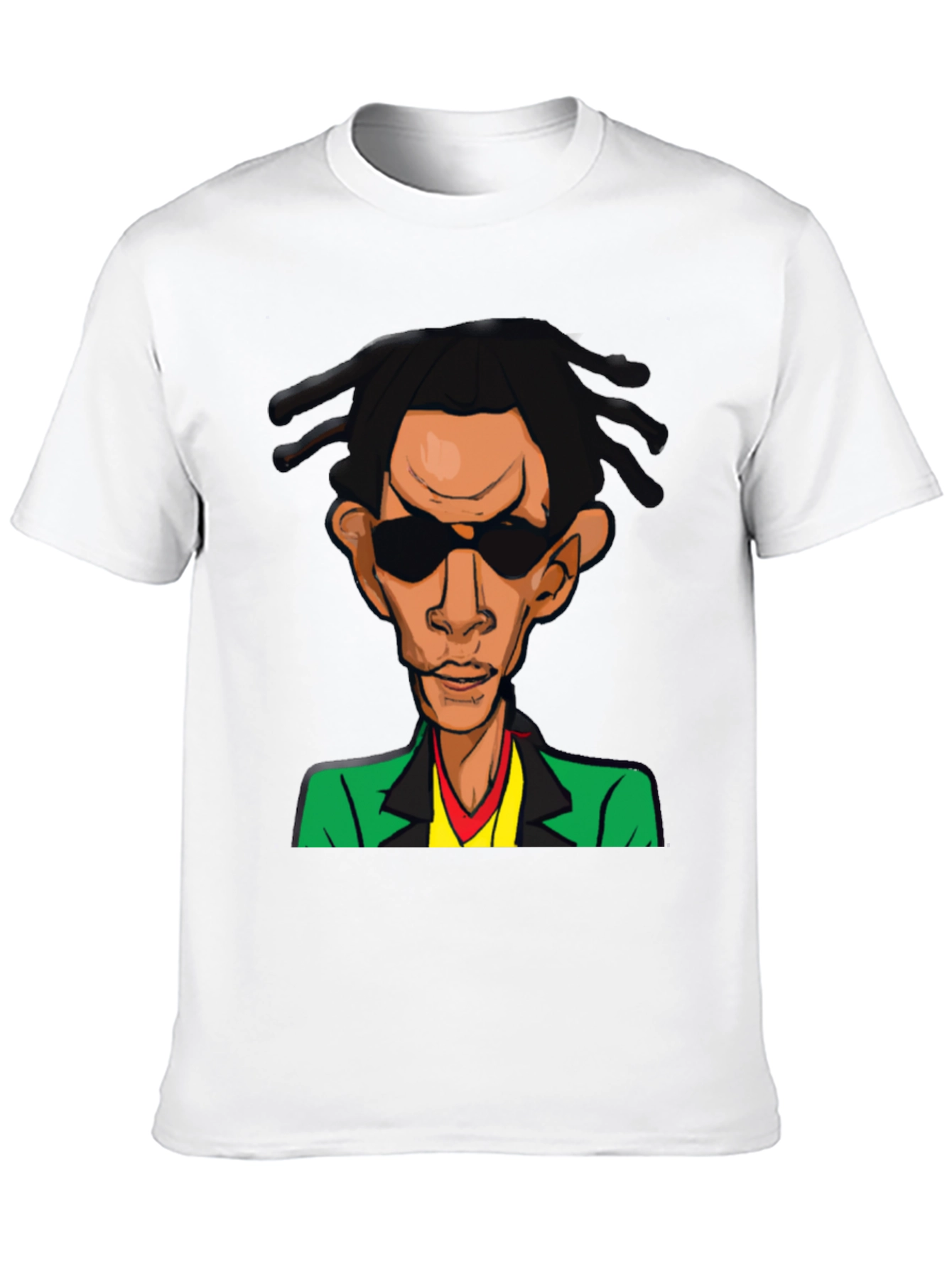Cool Cartoon Graphic Black T-Shirt