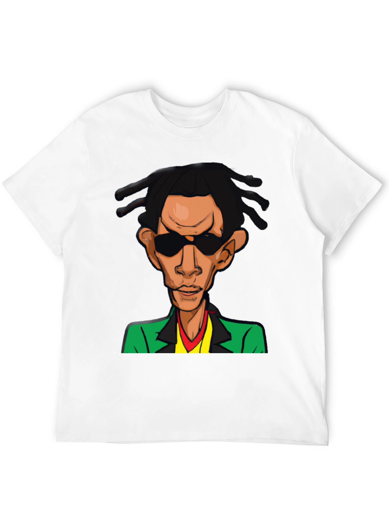 Cool Cartoon Graphic Black T-Shirt