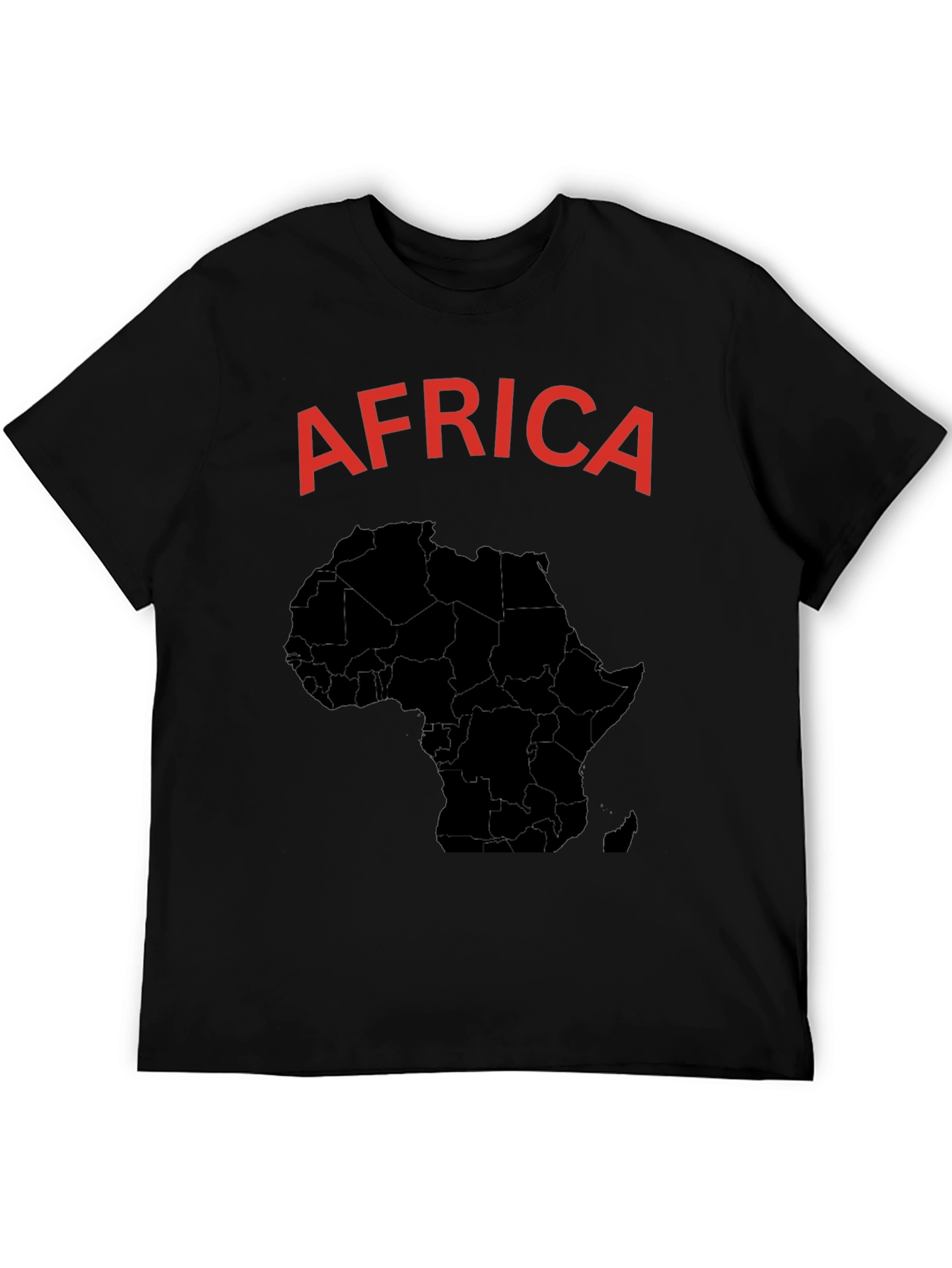 Africa Map Graphic T-Shirt