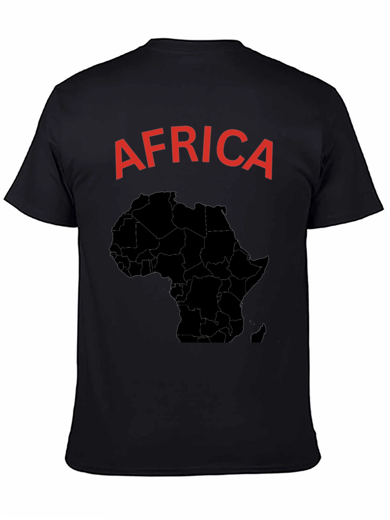 Africa Map Graphic T-Shirt