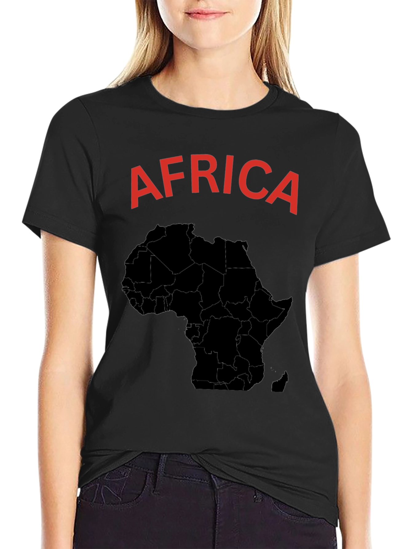 Africa Map Graphic T-Shirt