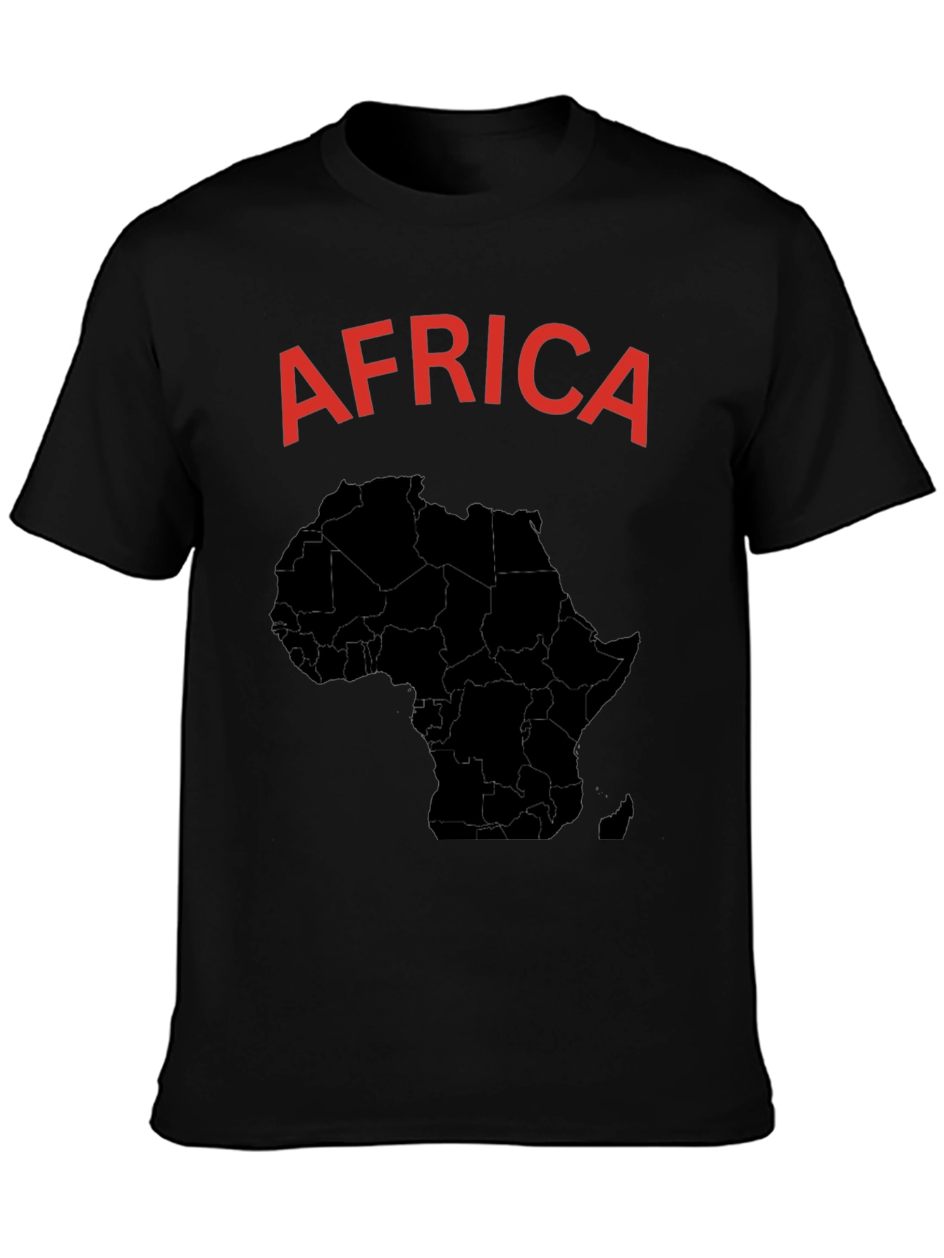 Africa Map Graphic T-Shirt