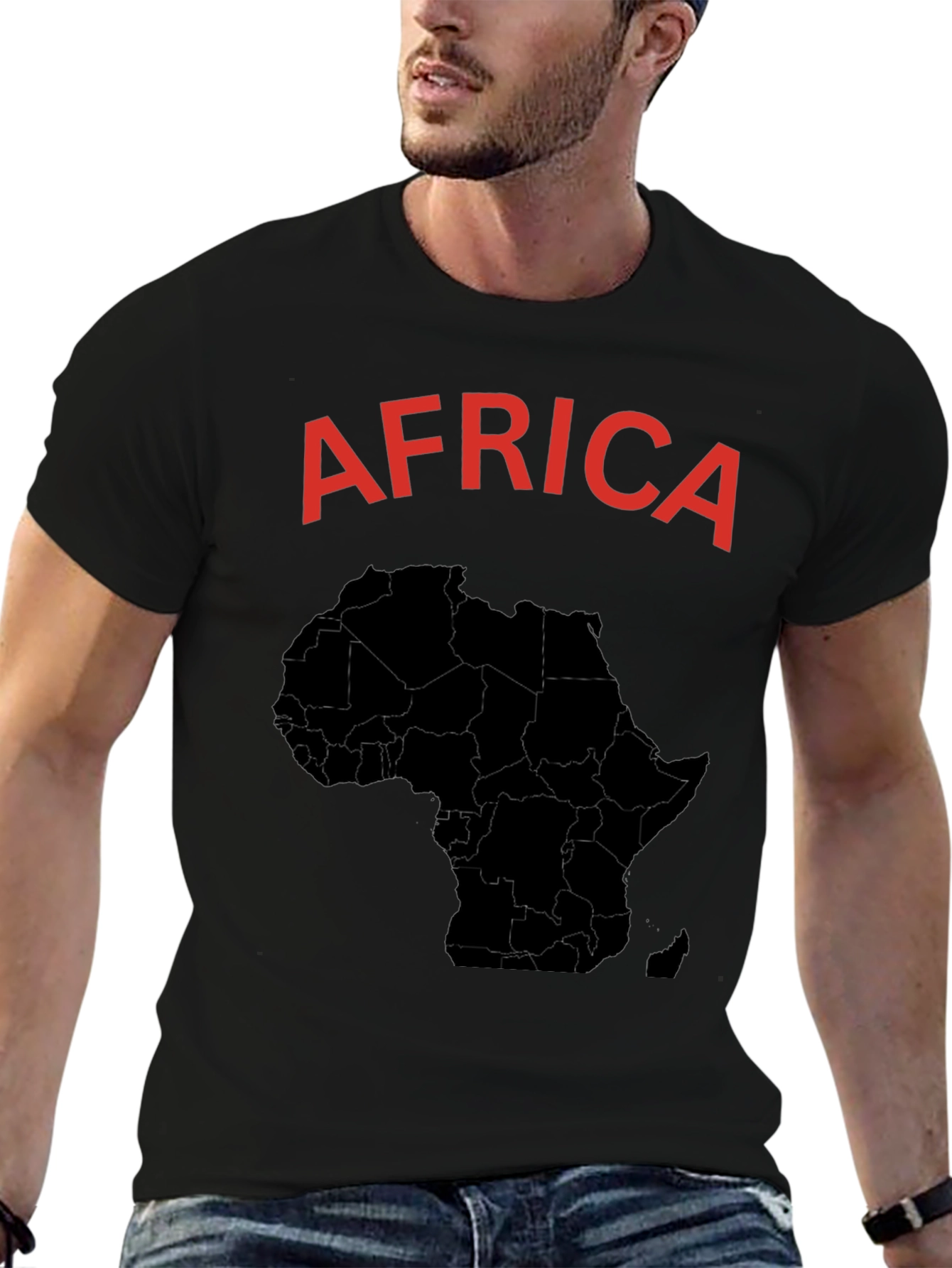 Africa Map Graphic T-Shirt