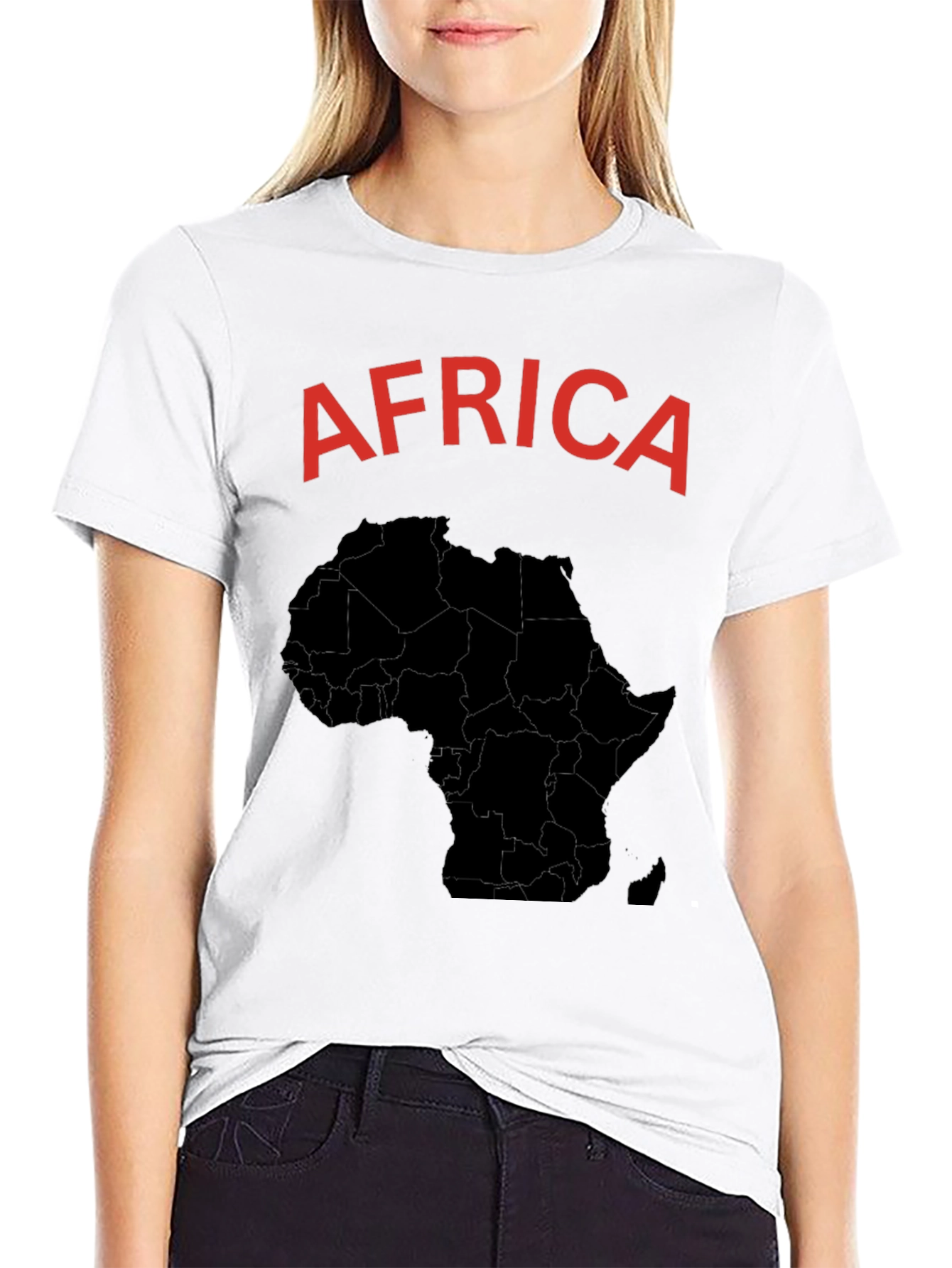 Africa Map Graphic T-Shirt