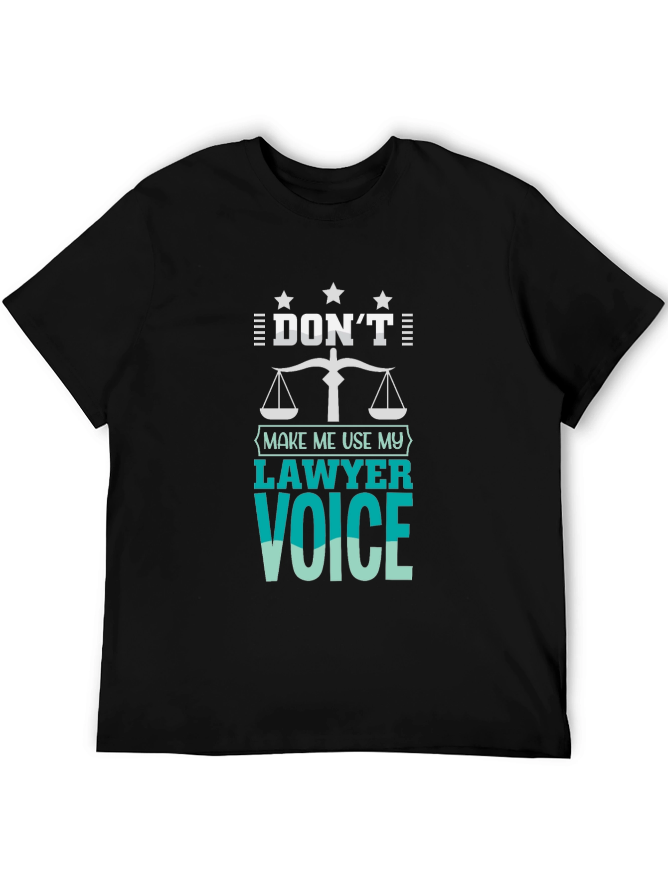 Lawyer Voice Graphic T-Shirt - Novelty Tee