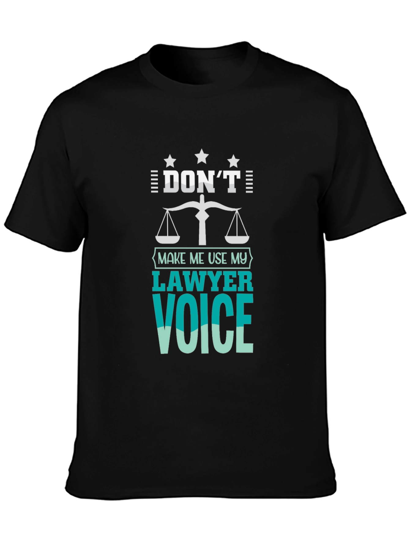 Lawyer Voice Graphic T-Shirt - Novelty Tee